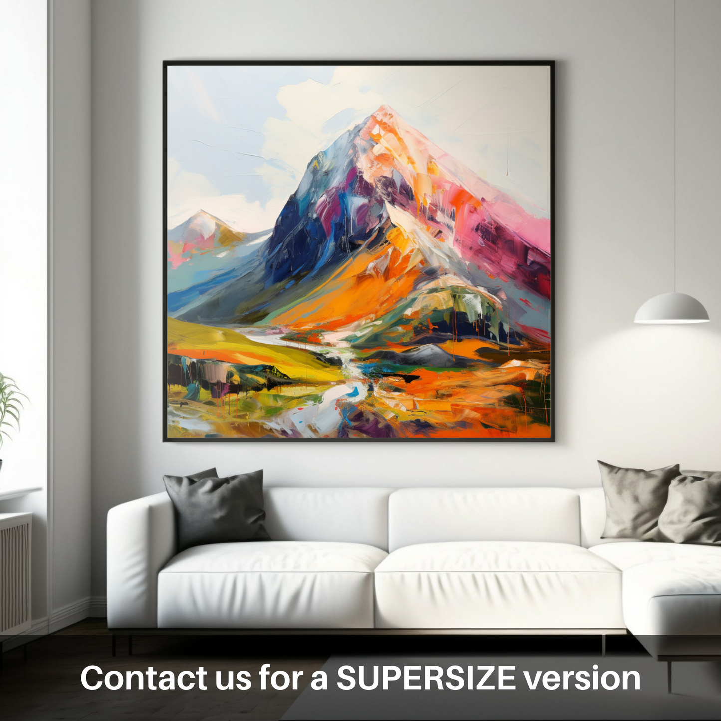 Huge supersize print of Stob Binnein