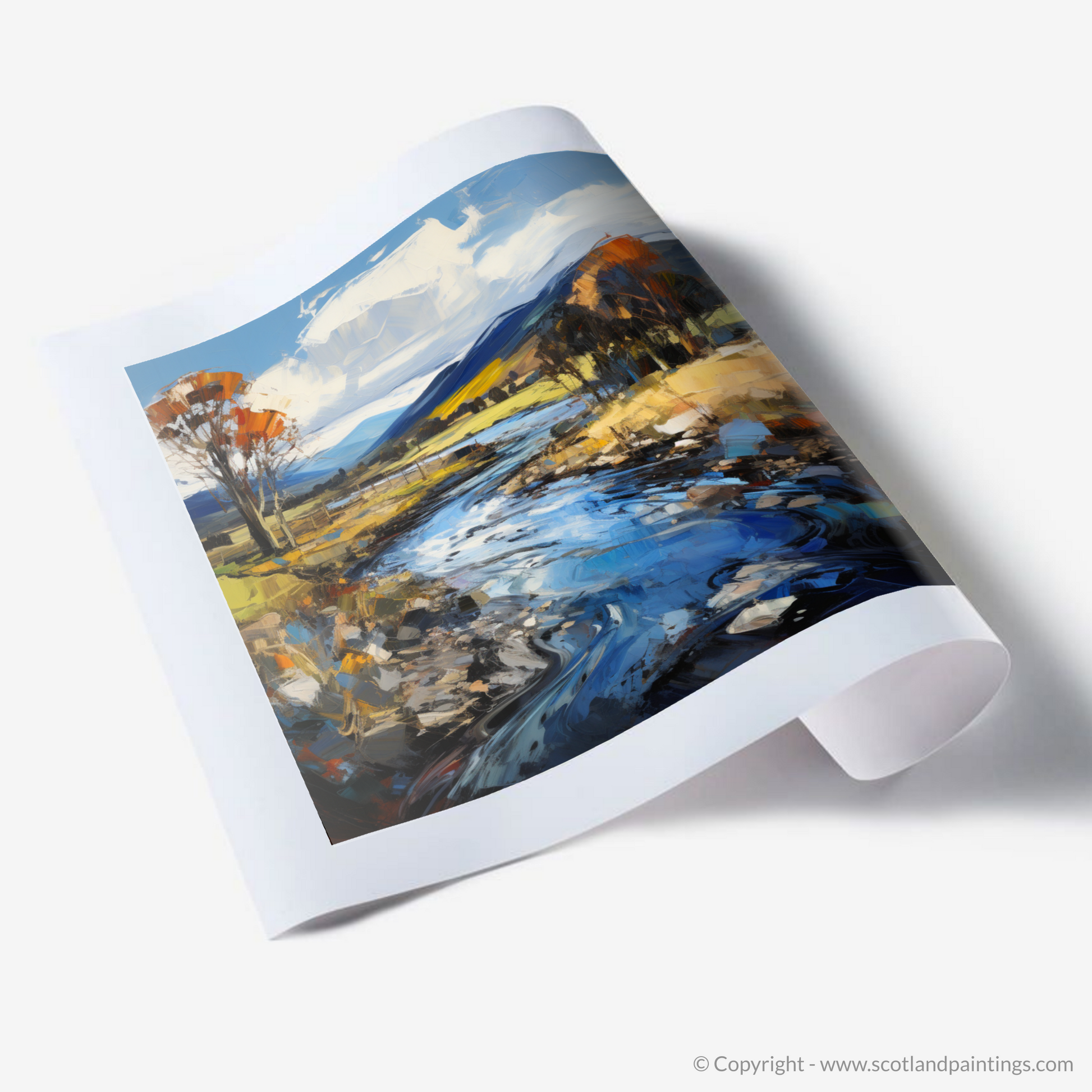 Art Print of River Carron, Ross-shire