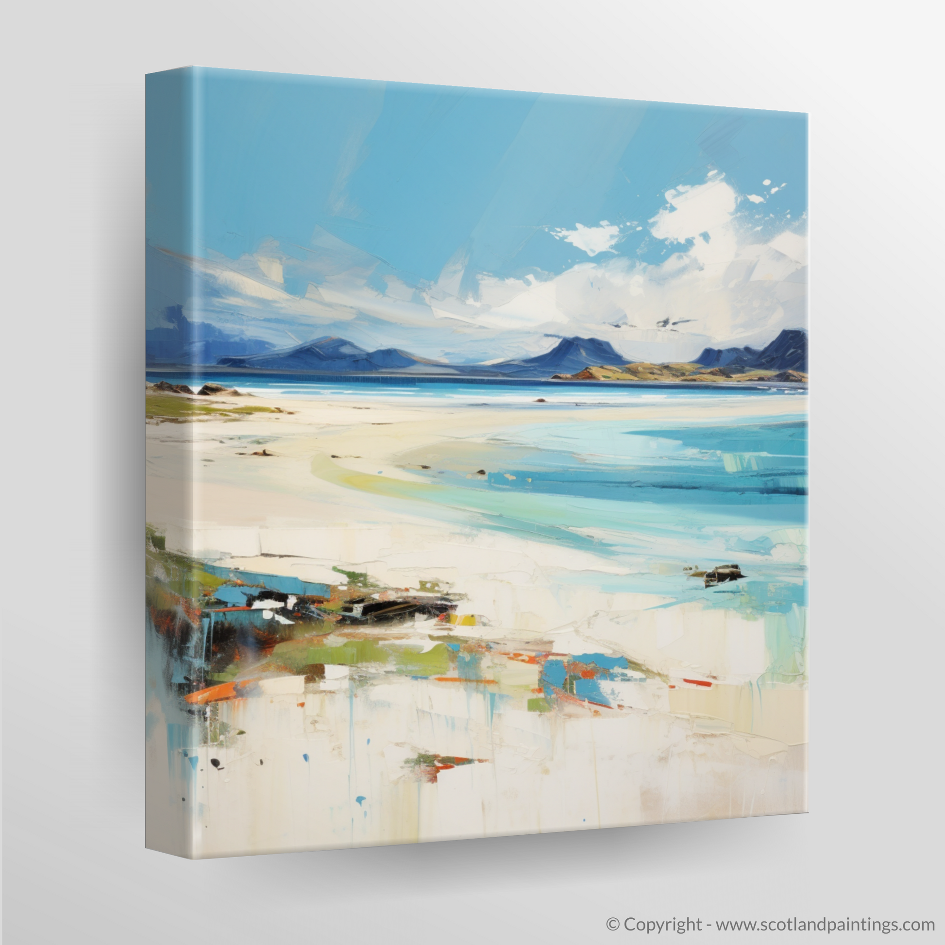 Canvas Print of Mellon Udrigle Beach, Wester Ross