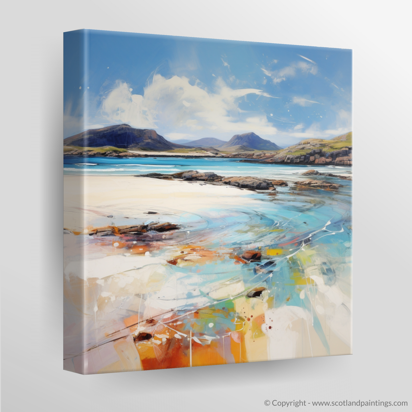 Canvas Print of Mellon Udrigle Beach, Wester Ross