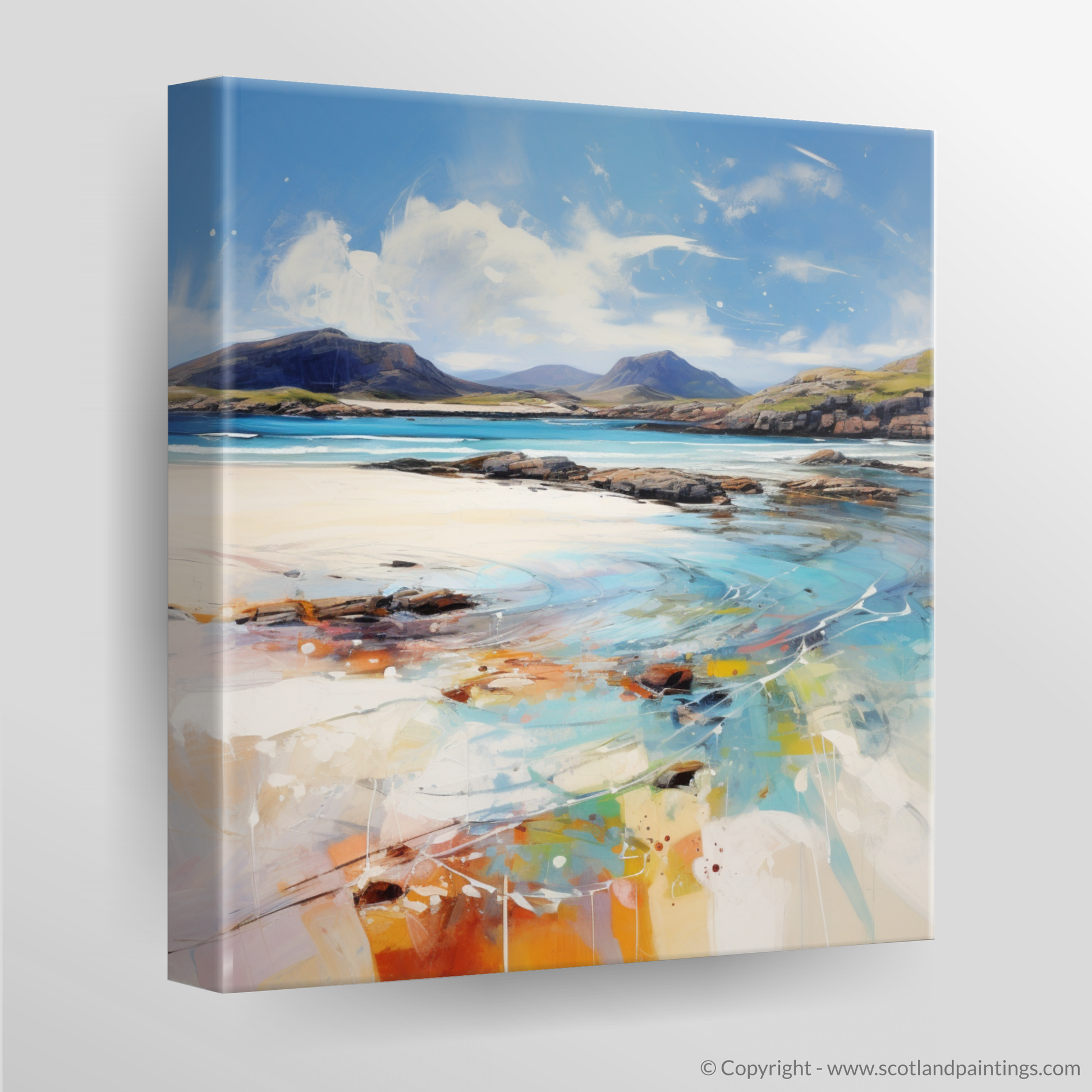 Canvas Print of Mellon Udrigle Beach, Wester Ross