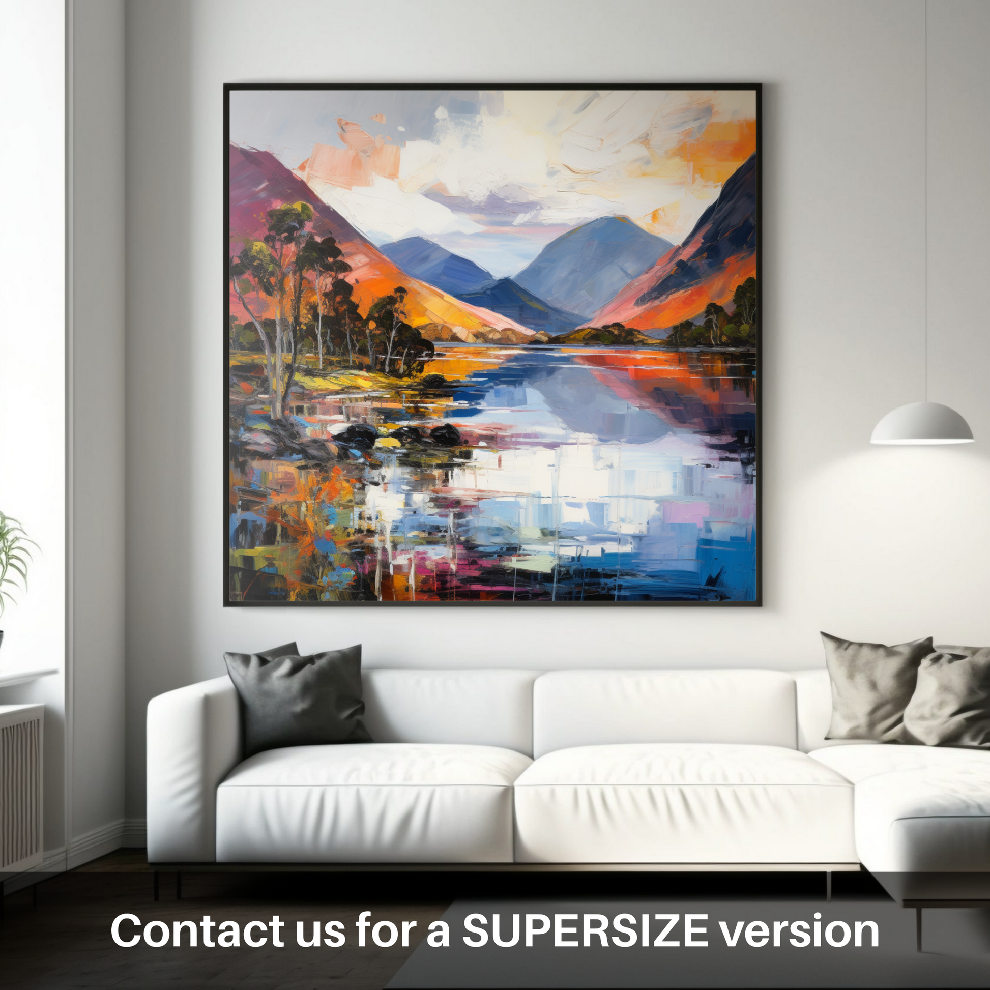 Huge supersize print of Loch Lochy, Highlands