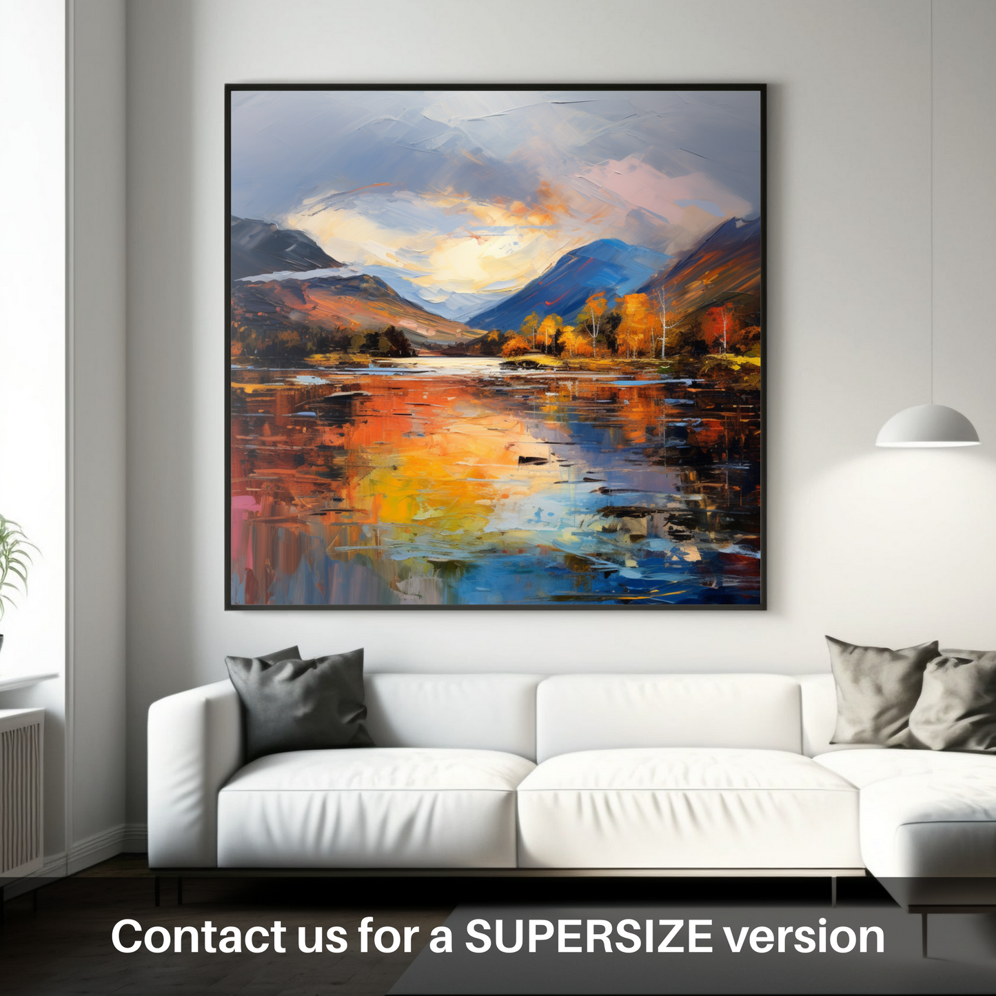 Huge supersize print of Loch Lochy, Highlands