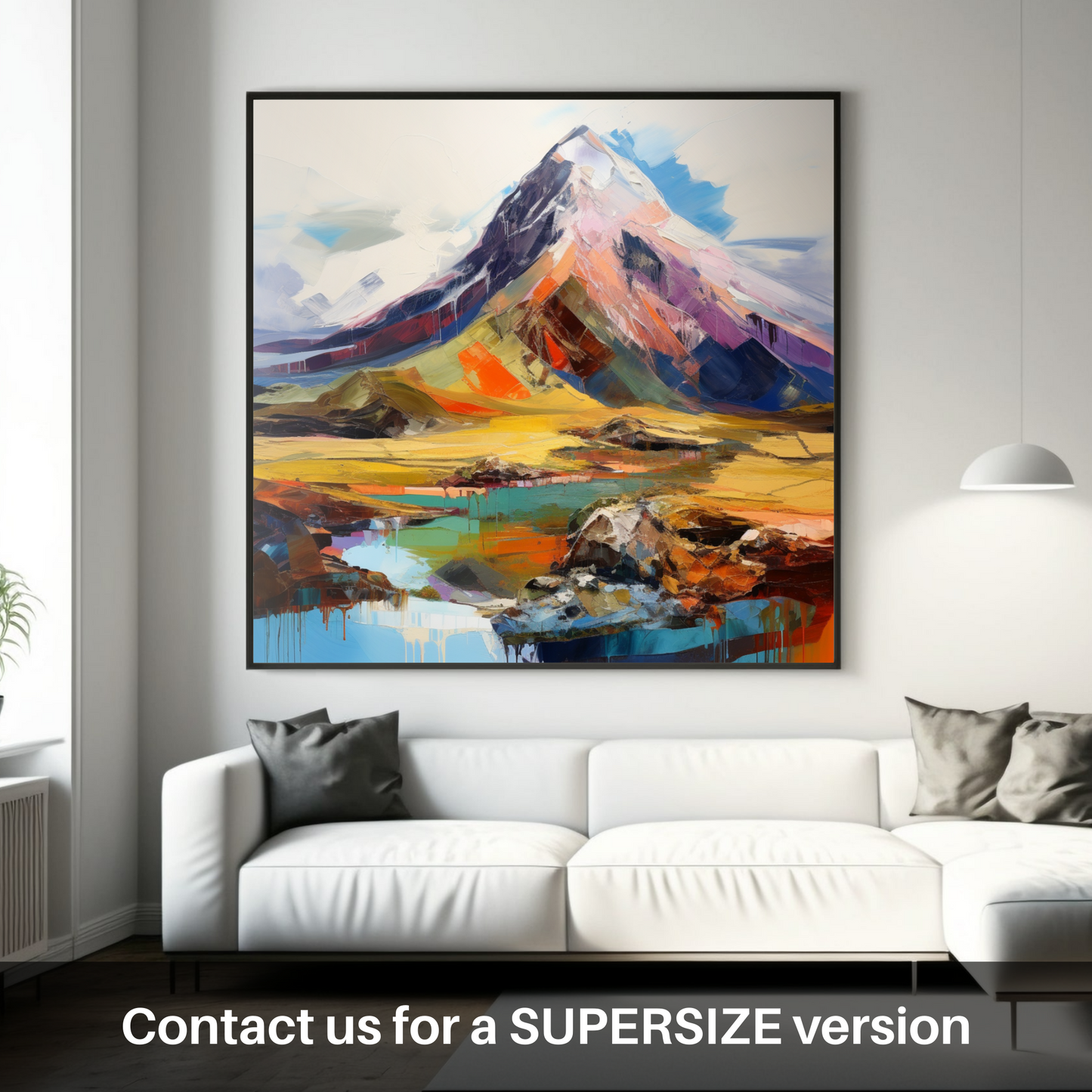 Huge supersize print of Stob Binnein