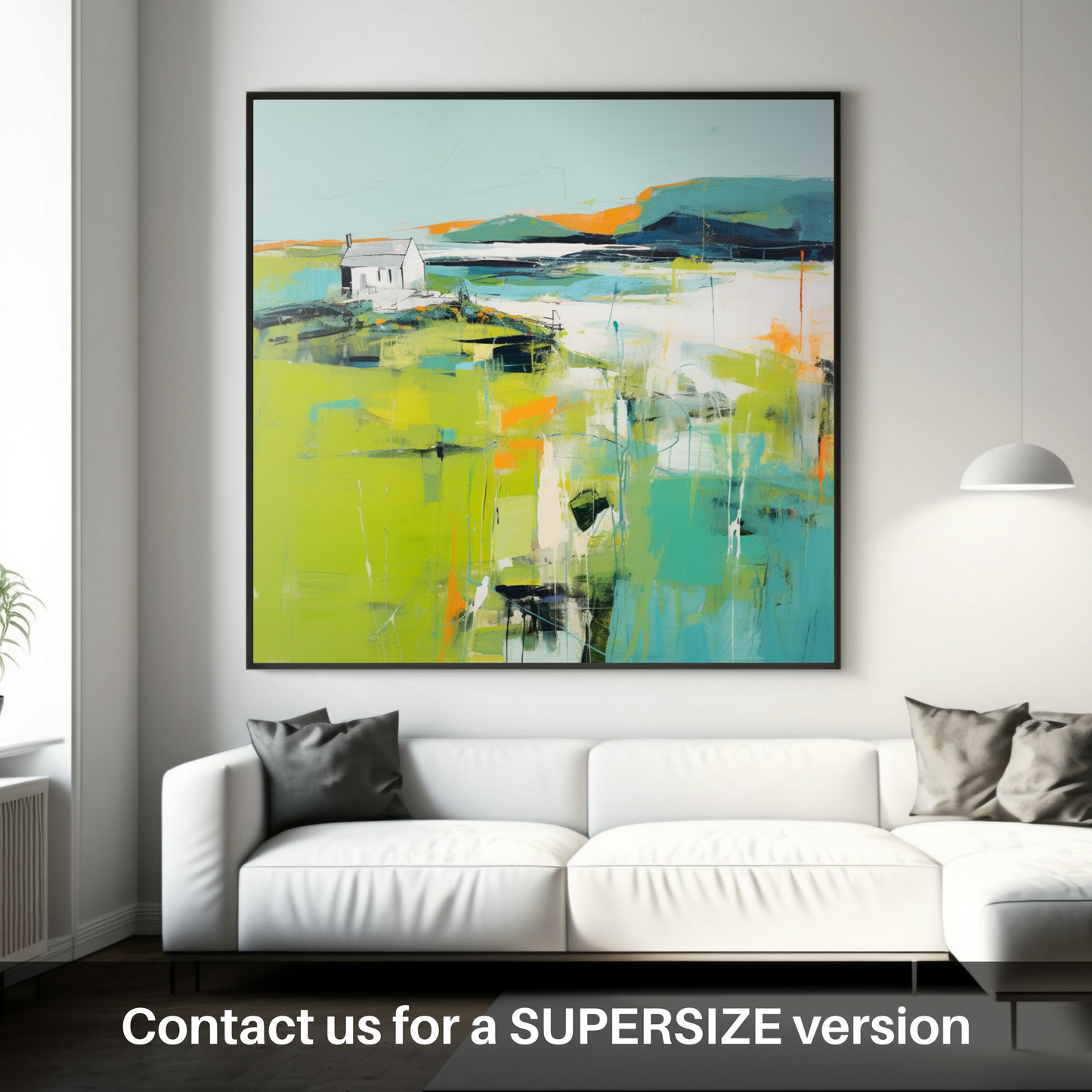 Huge supersize print of Isle of Ulva, Inner Hebrides in summer