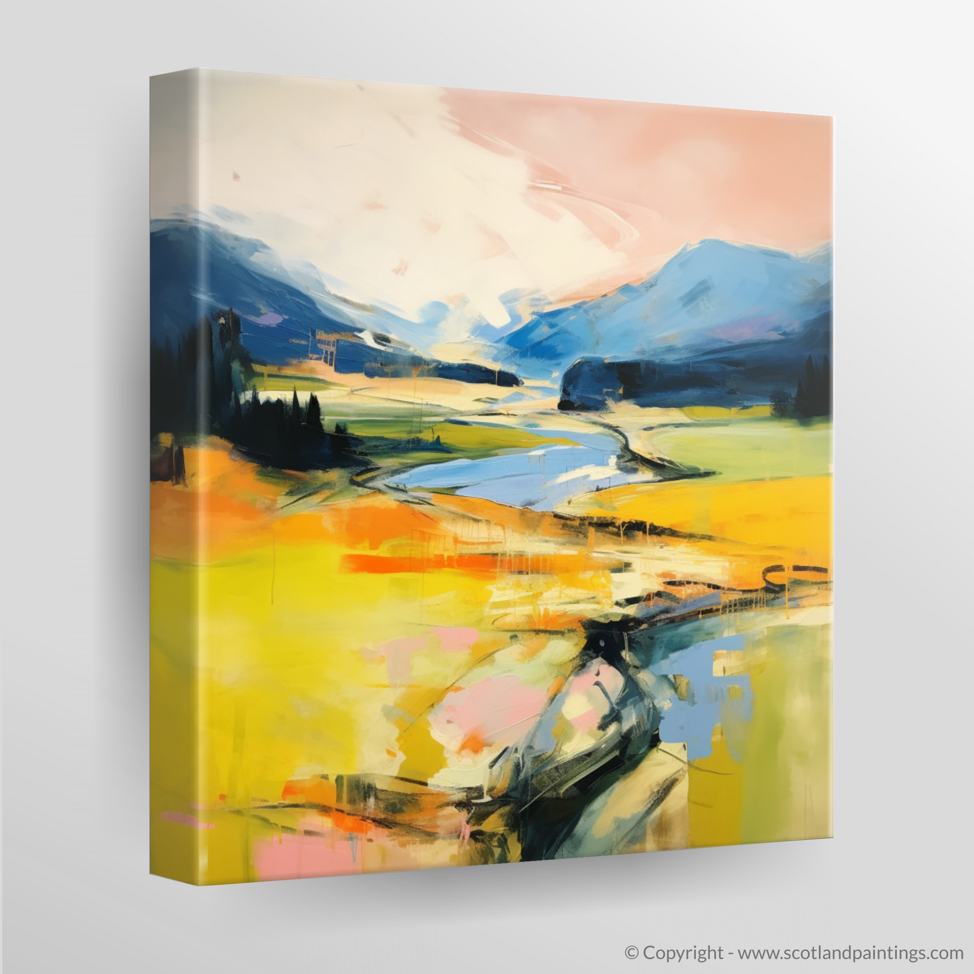 Canvas Print of Glen Tilt, Perthshire in summer