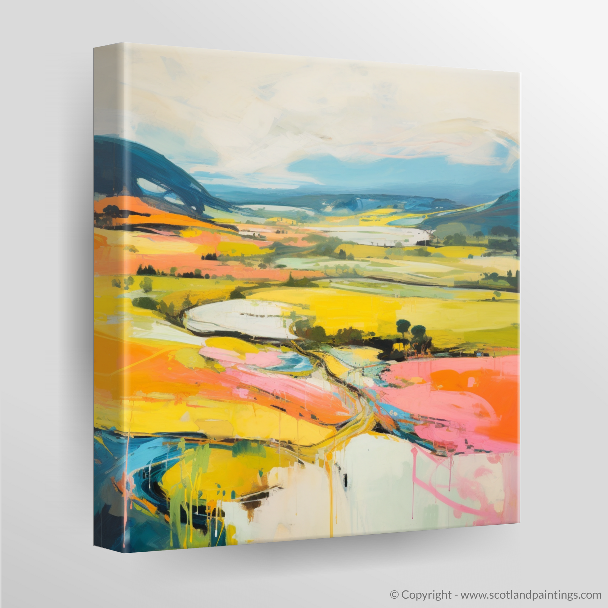 Canvas Print of Glen Tilt, Perthshire in summer