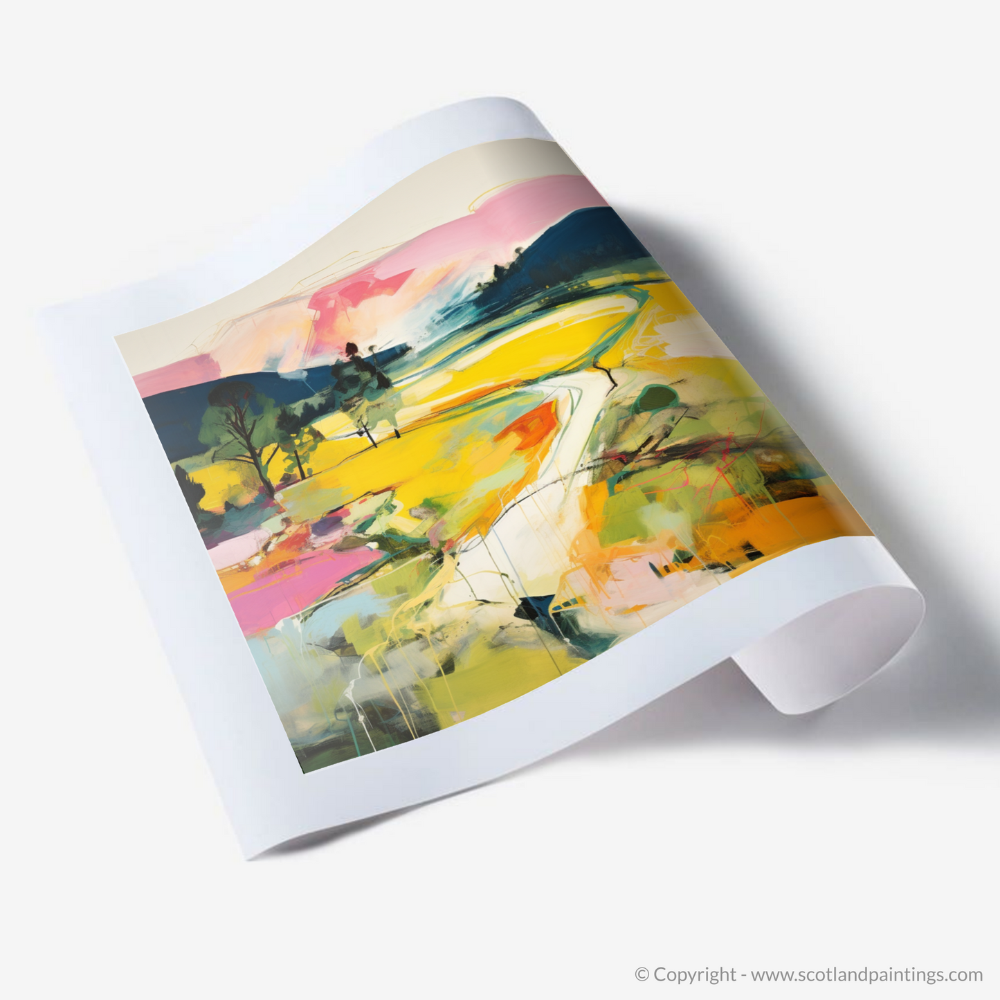 Art Print of Glen Tanar, Aberdeenshire in summer