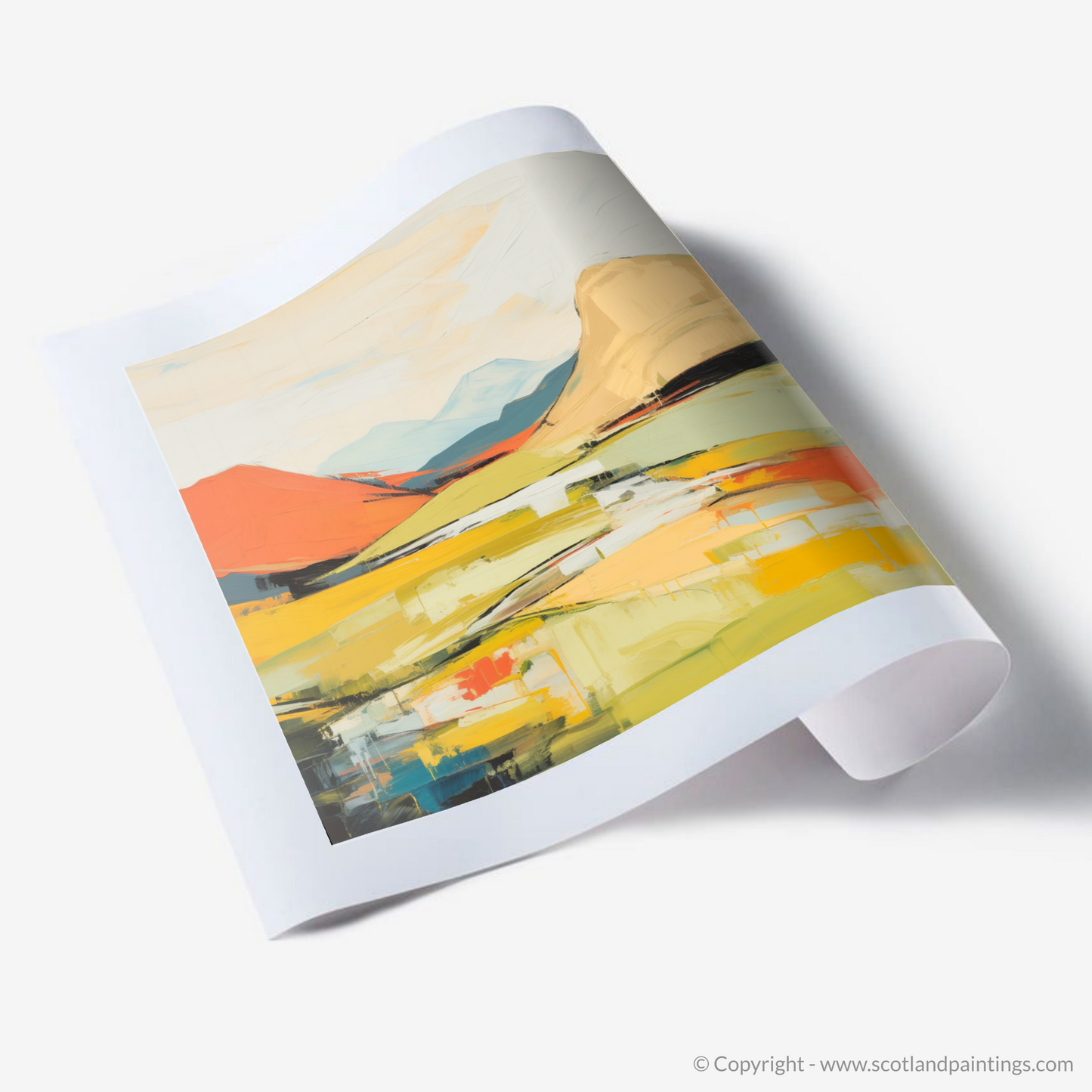 Art Print of Glen Garry, Highlands in summer