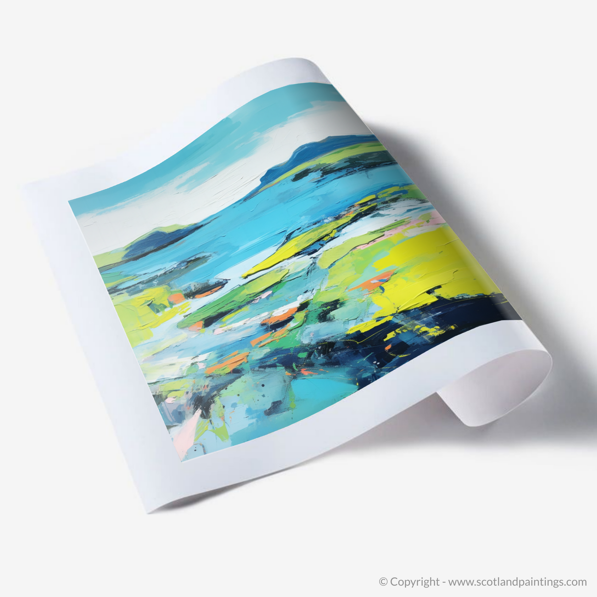 Art Print of Isle of Ulva, Inner Hebrides in summer
