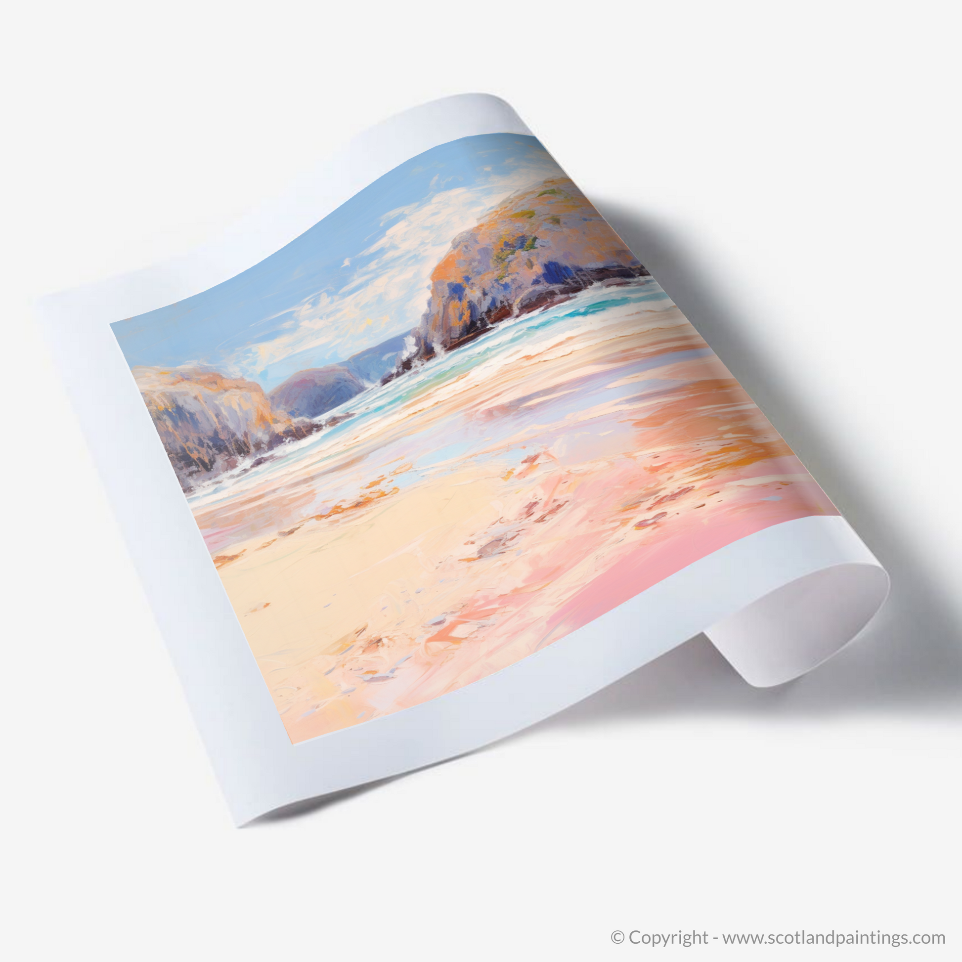Art Print of Sandwood Bay, Sutherland in summer