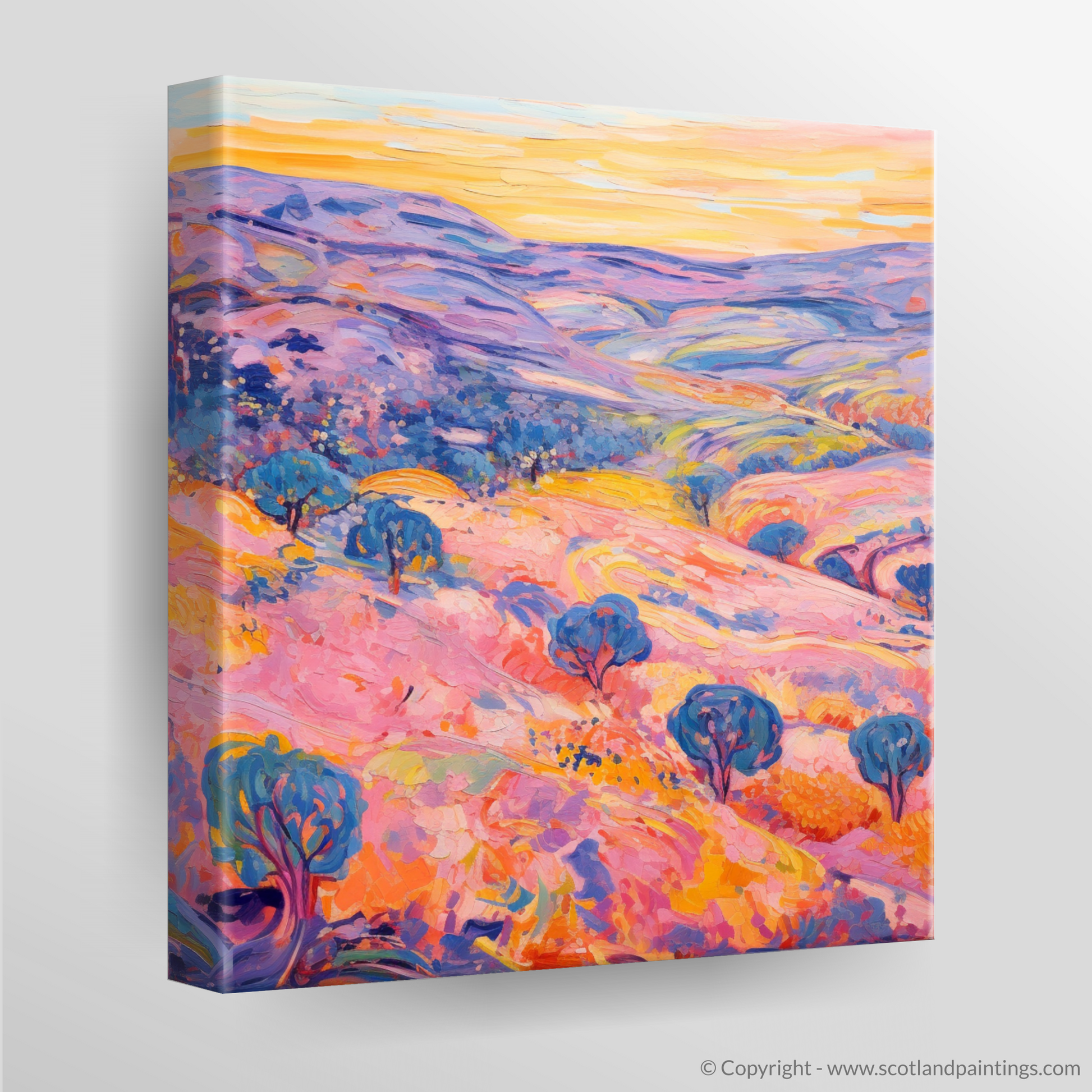 Canvas Print of Glenmore, Highlands in summer