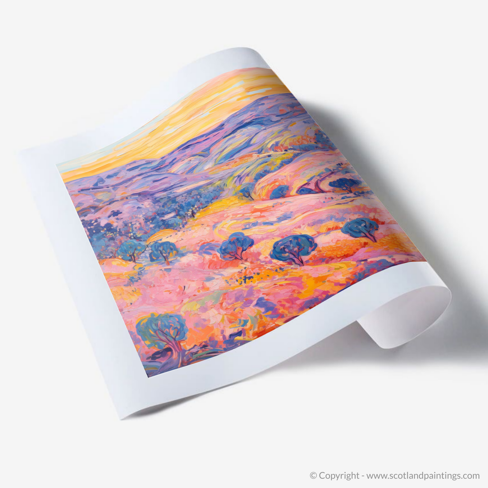 Art Print of Glenmore, Highlands in summer