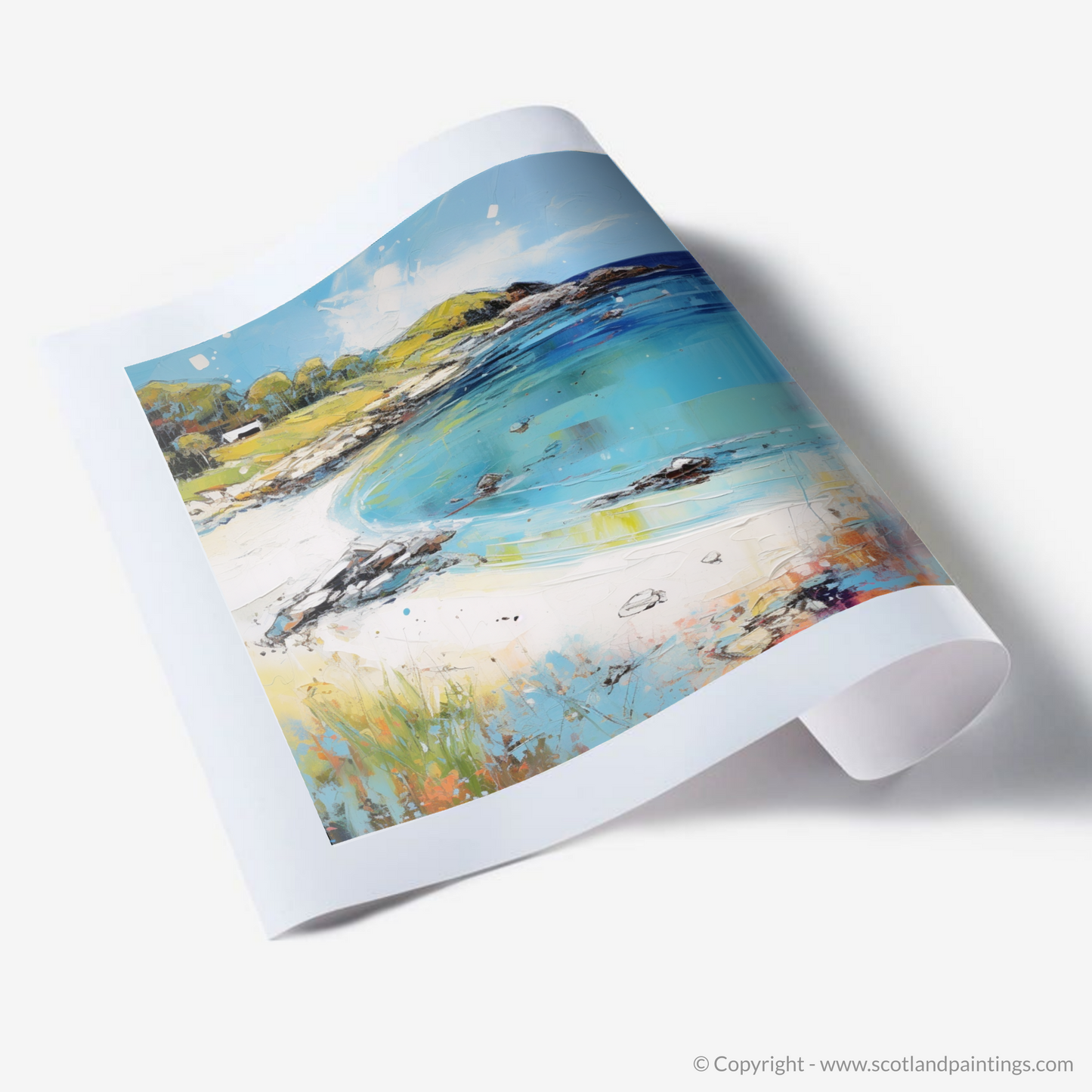 Art Print of Calgary Bay, Isle of Mull in summer