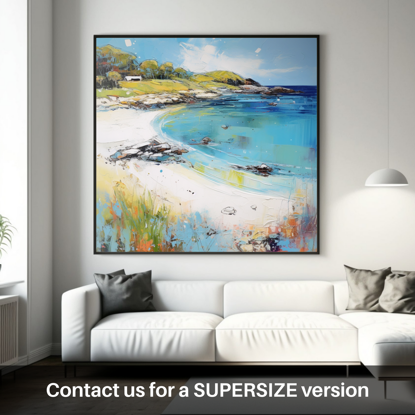 Huge supersize print of Calgary Bay, Isle of Mull in summer