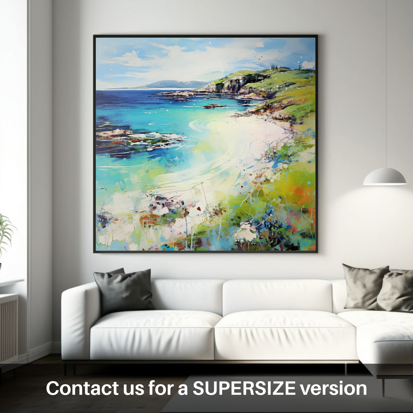 Huge supersize print of Calgary Bay, Isle of Mull in summer