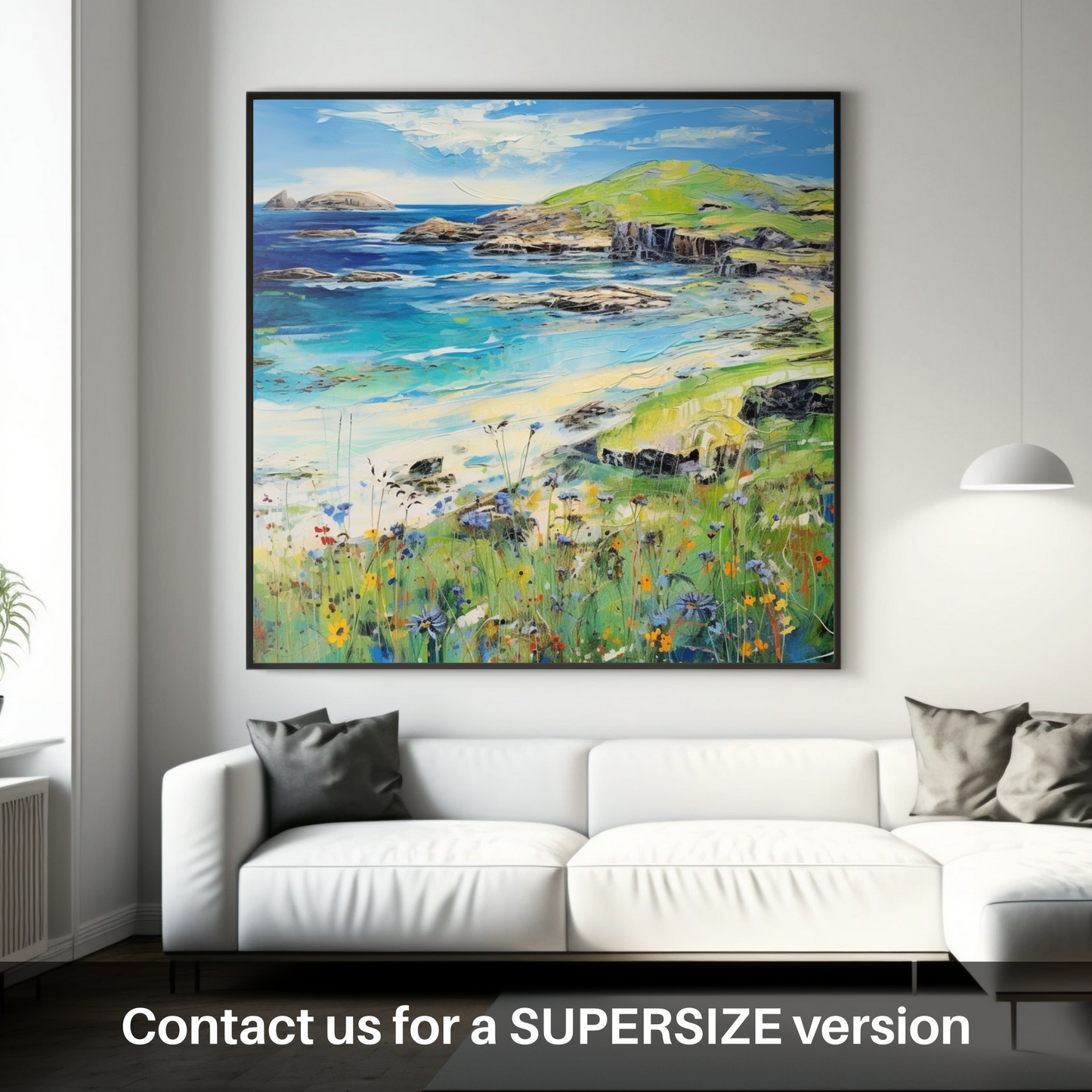Huge supersize print of Calgary Bay, Isle of Mull in summer