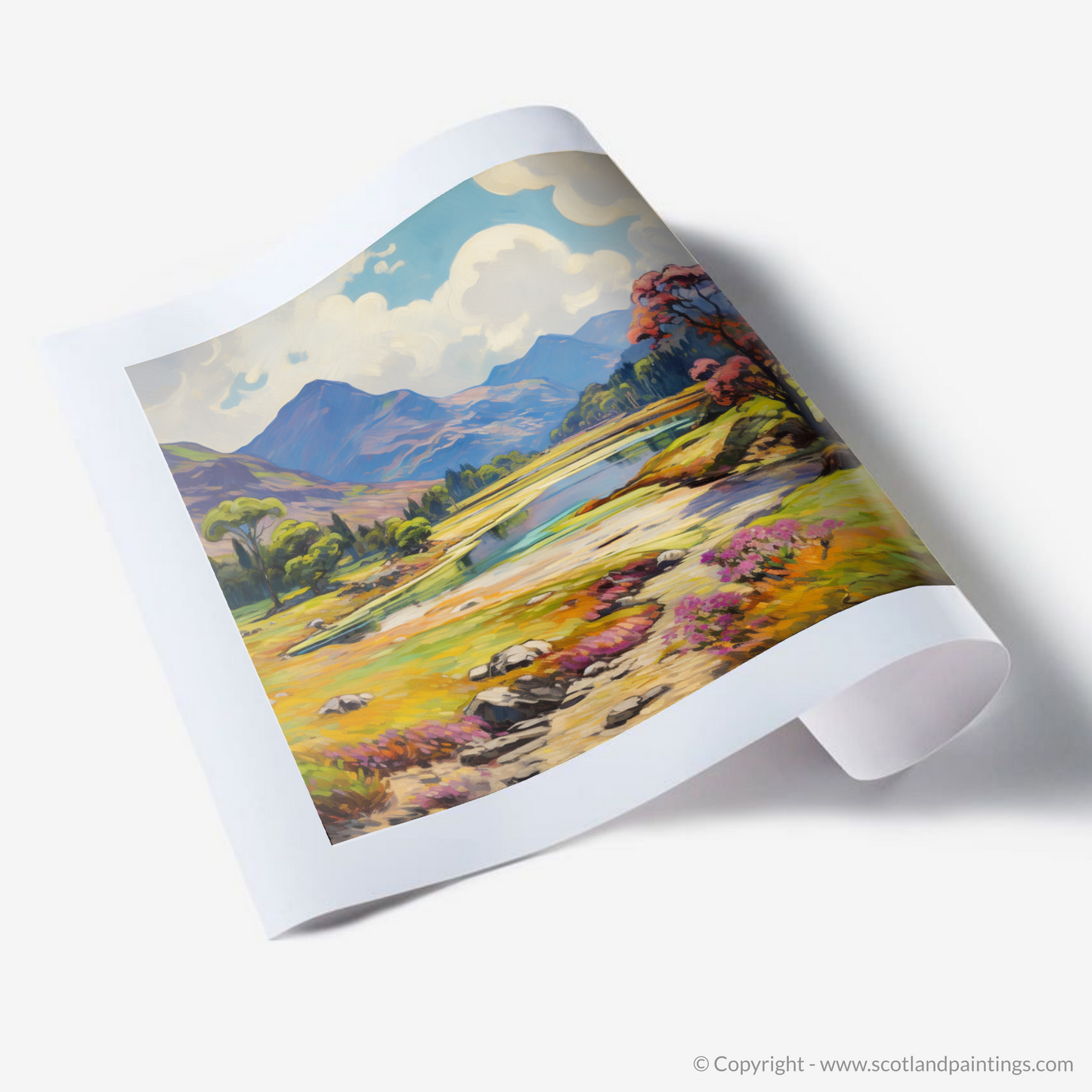 Art Print of Glen Affric, Highlands in summer