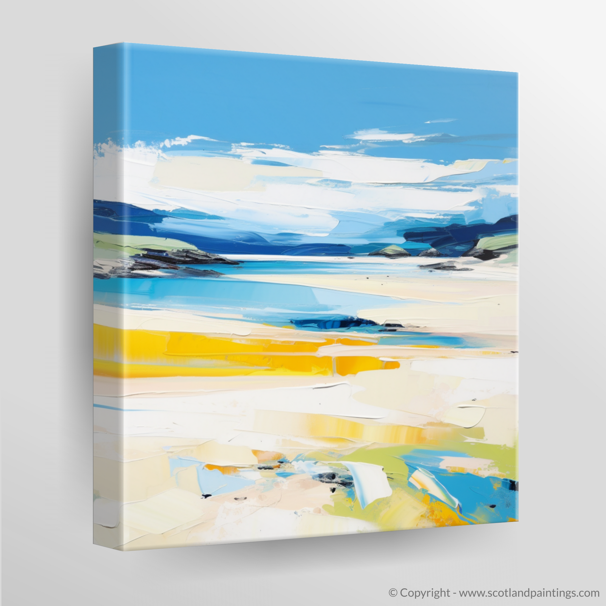 Canvas Print of Durness Beach, Sutherland in summer