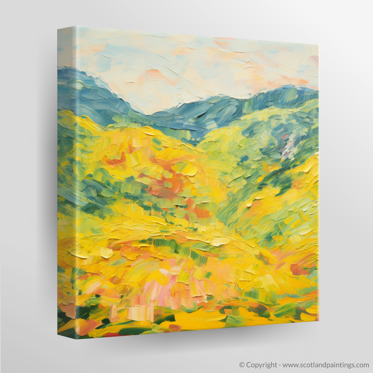 Canvas Print of Glen Garry, Highlands in summer