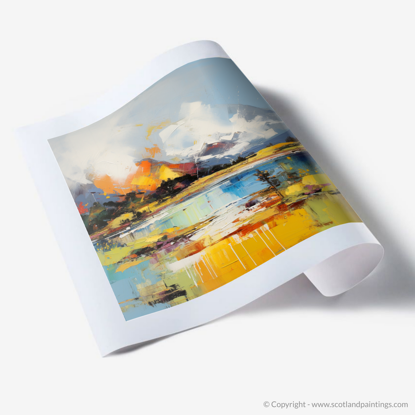 Art Print of Loch Maree, Wester Ross in summer
