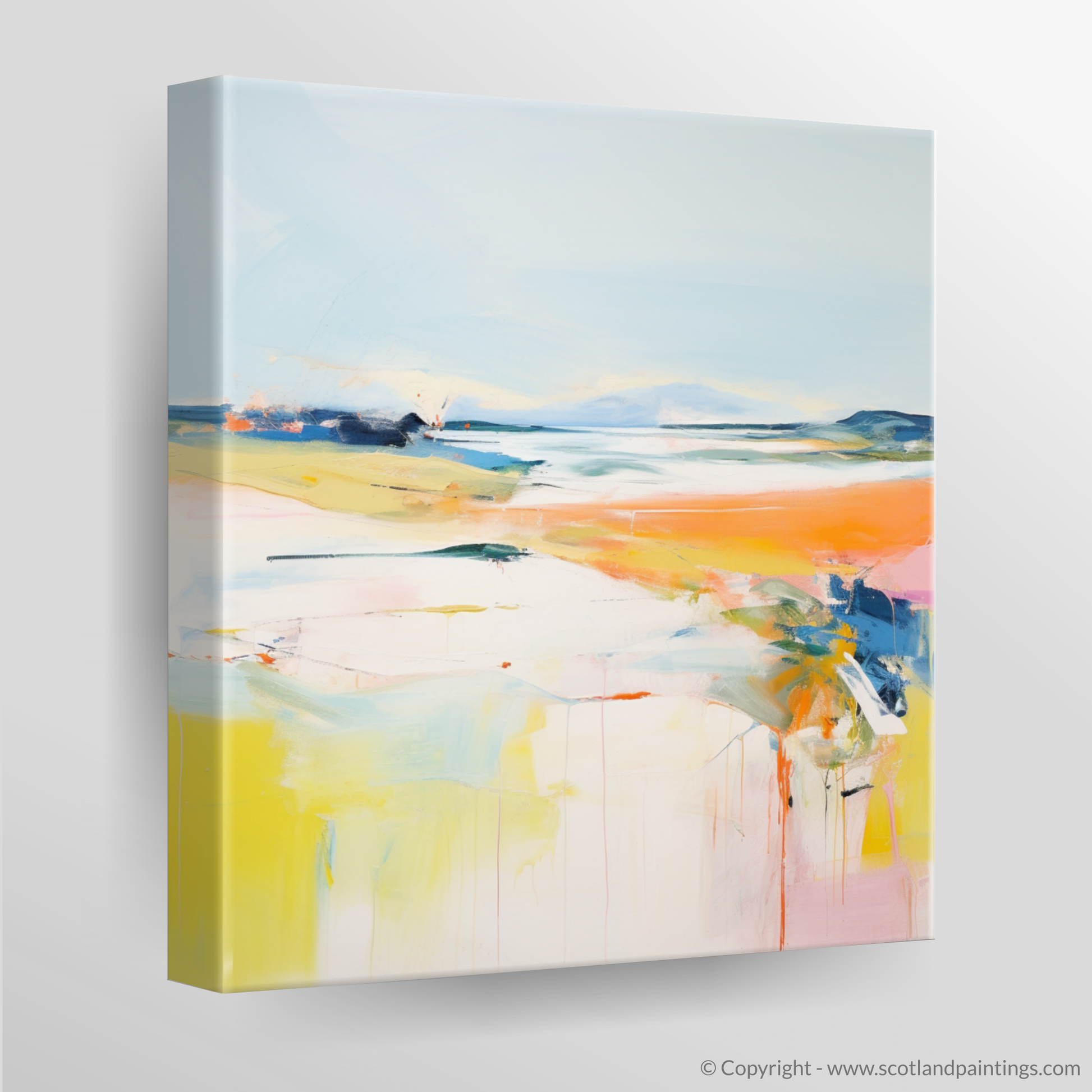 Canvas Print of Isle of Tiree, Inner Hebrides in summer