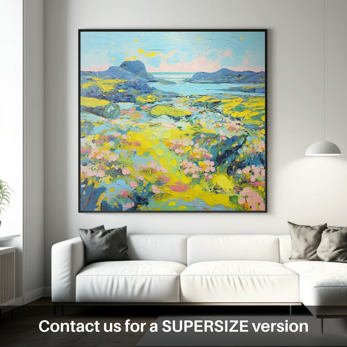 Huge supersize print of Isle of Lewis, Outer Hebrides in summer