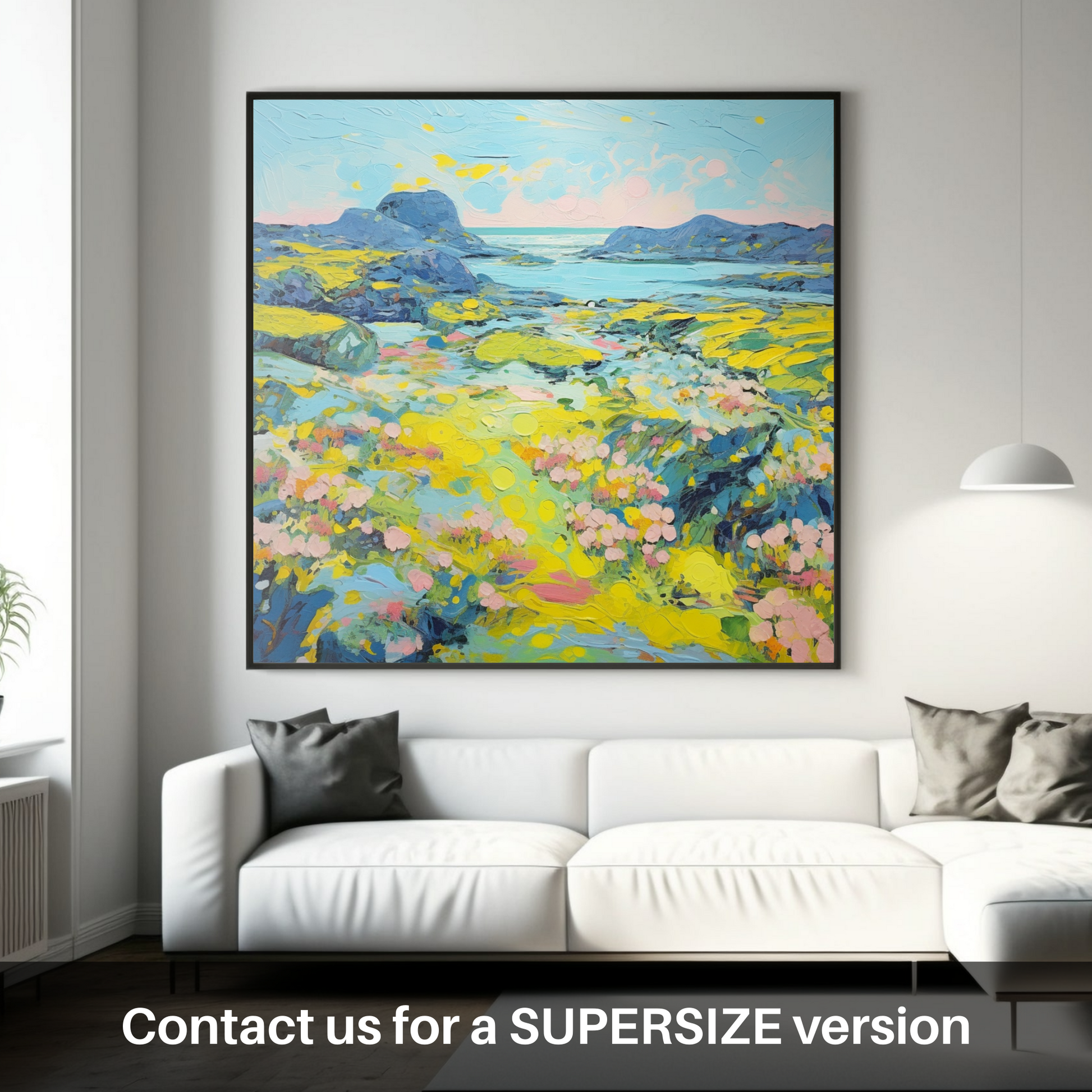 Huge supersize print of Isle of Lewis, Outer Hebrides in summer