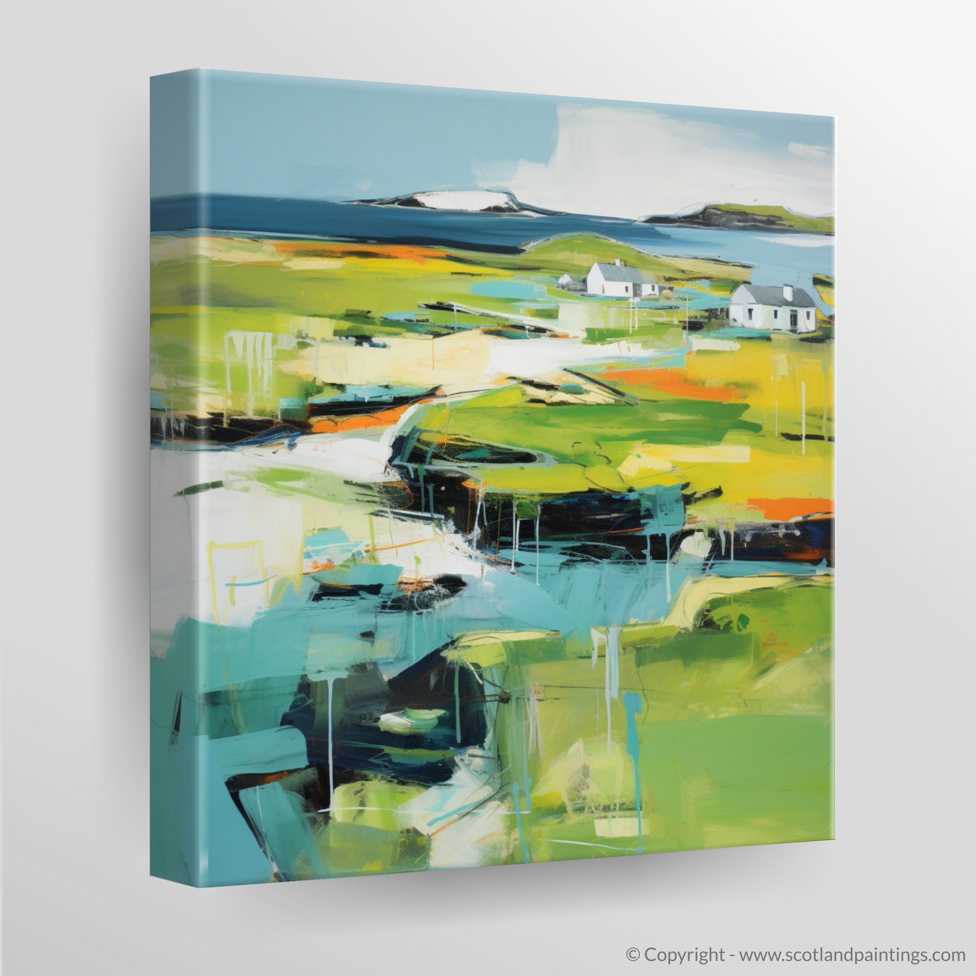 Canvas Print of Isle of Lewis, Outer Hebrides in summer
