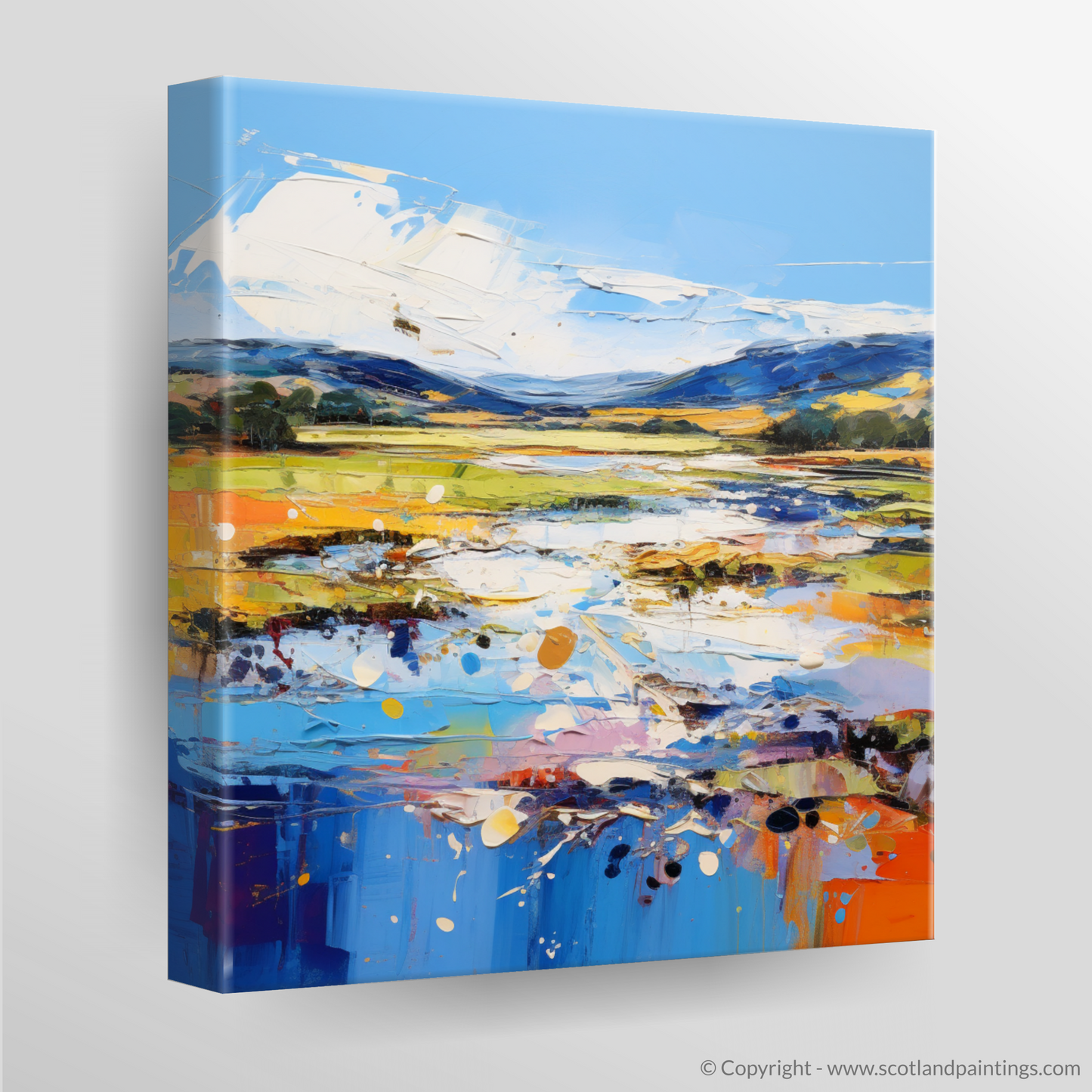 Canvas Print of Loch Doon, Ayrshire in summer