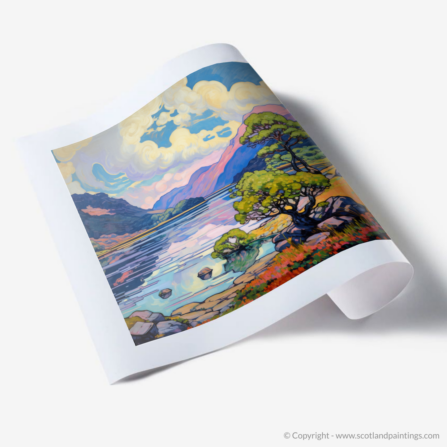 Art Print of Loch Morar, Highlands in summer