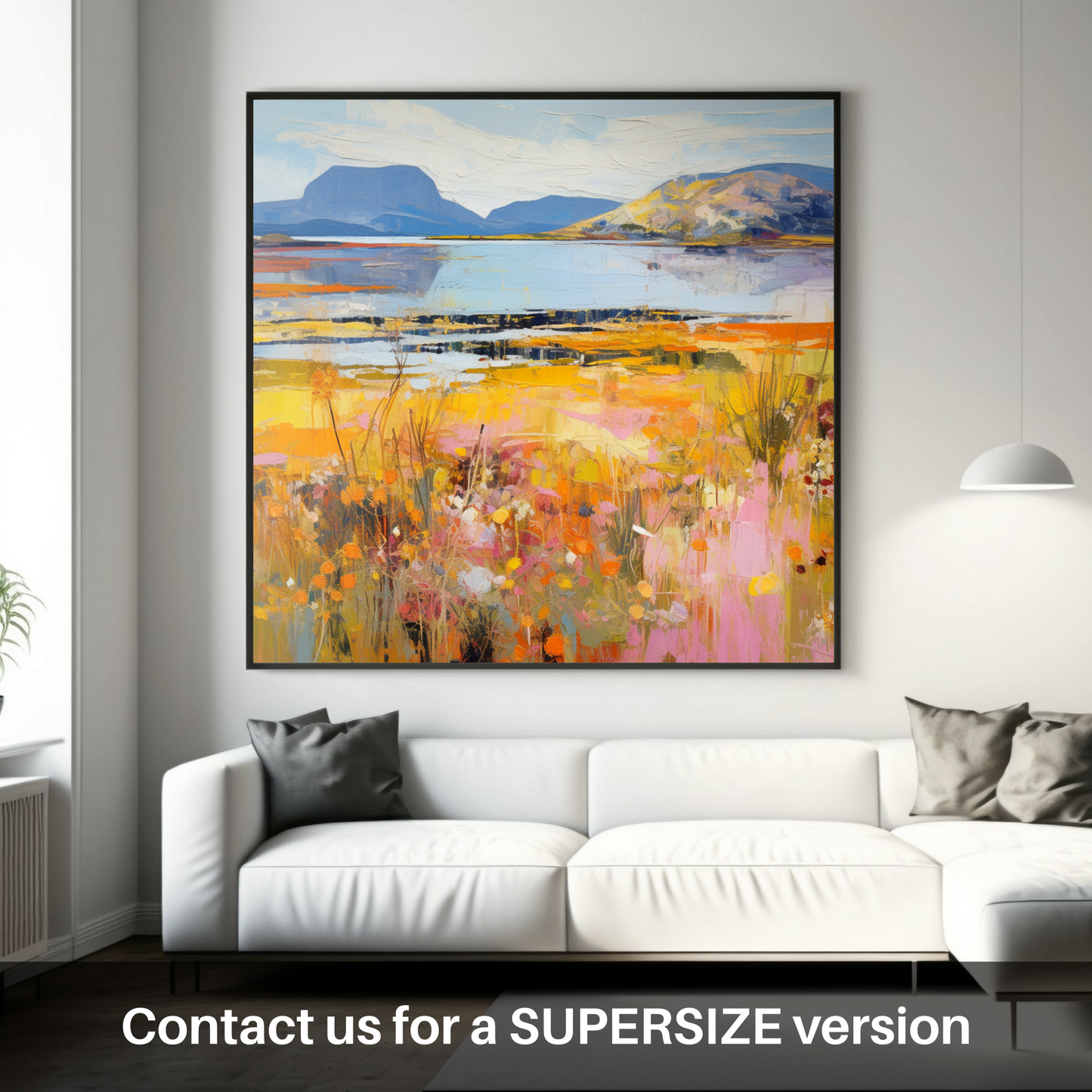 Huge supersize print of Isle of Raasay, Inner Hebrides in summer