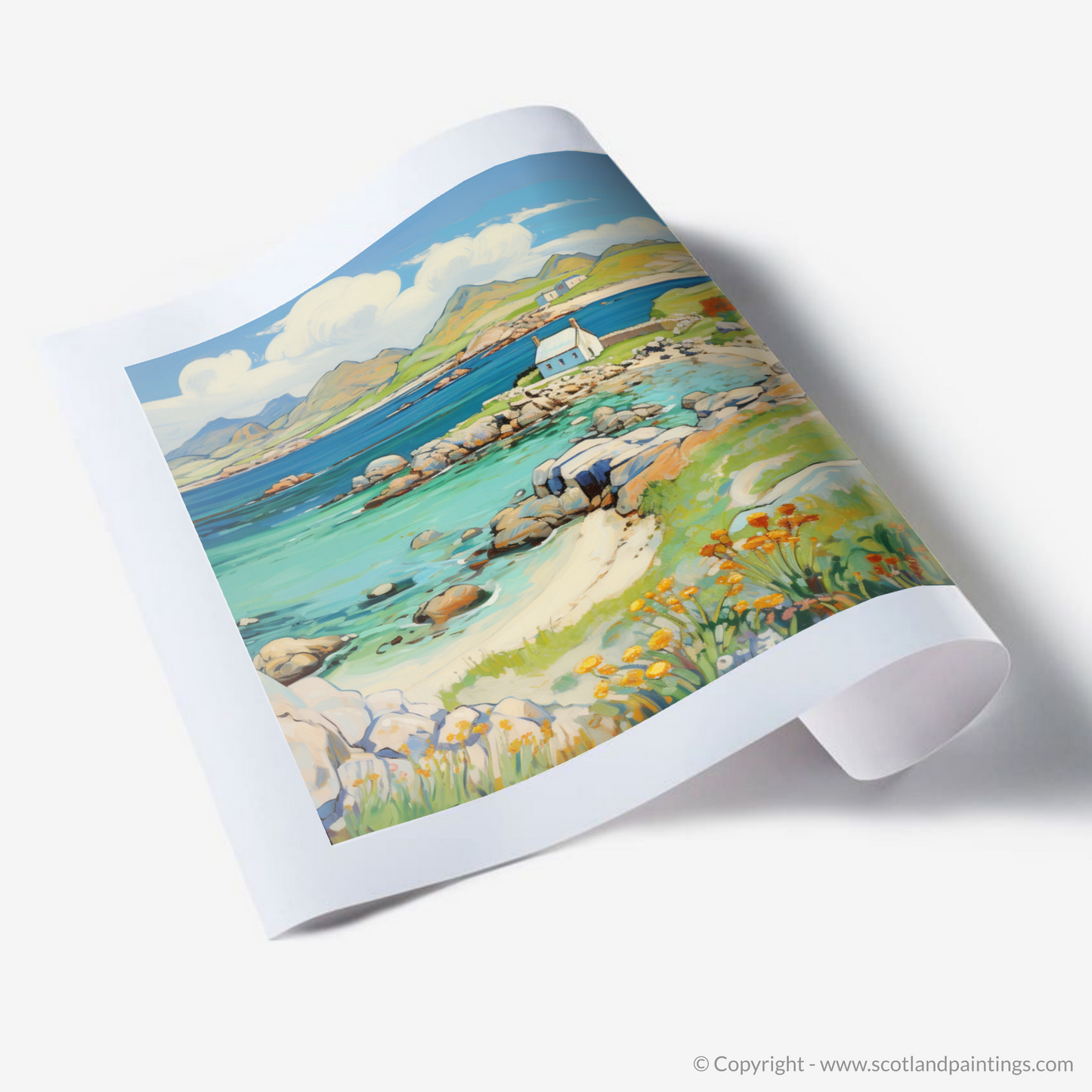 Art Print of Isle of Iona, Inner Hebrides in summer