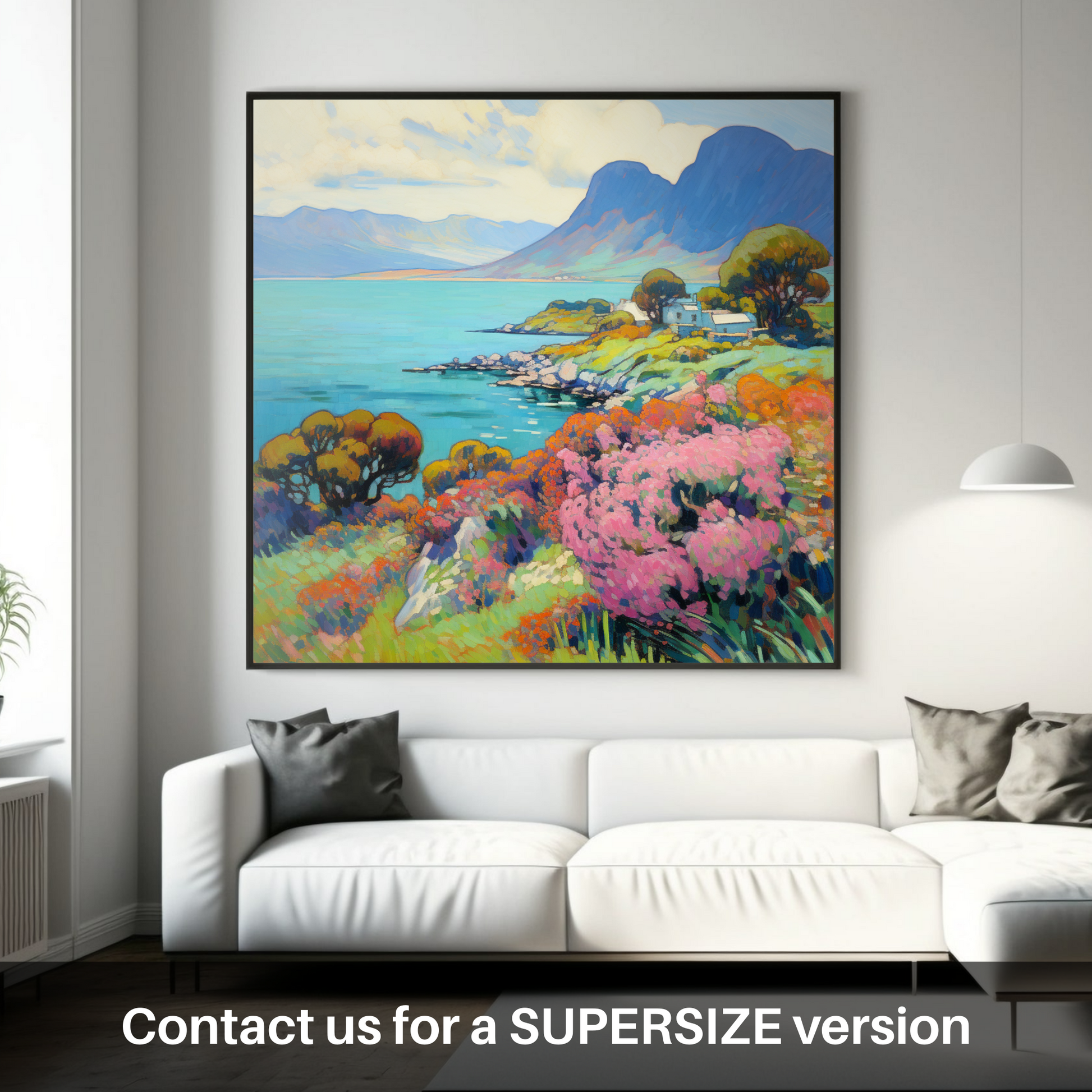 Huge supersize print of Isle of Raasay, Inner Hebrides in summer