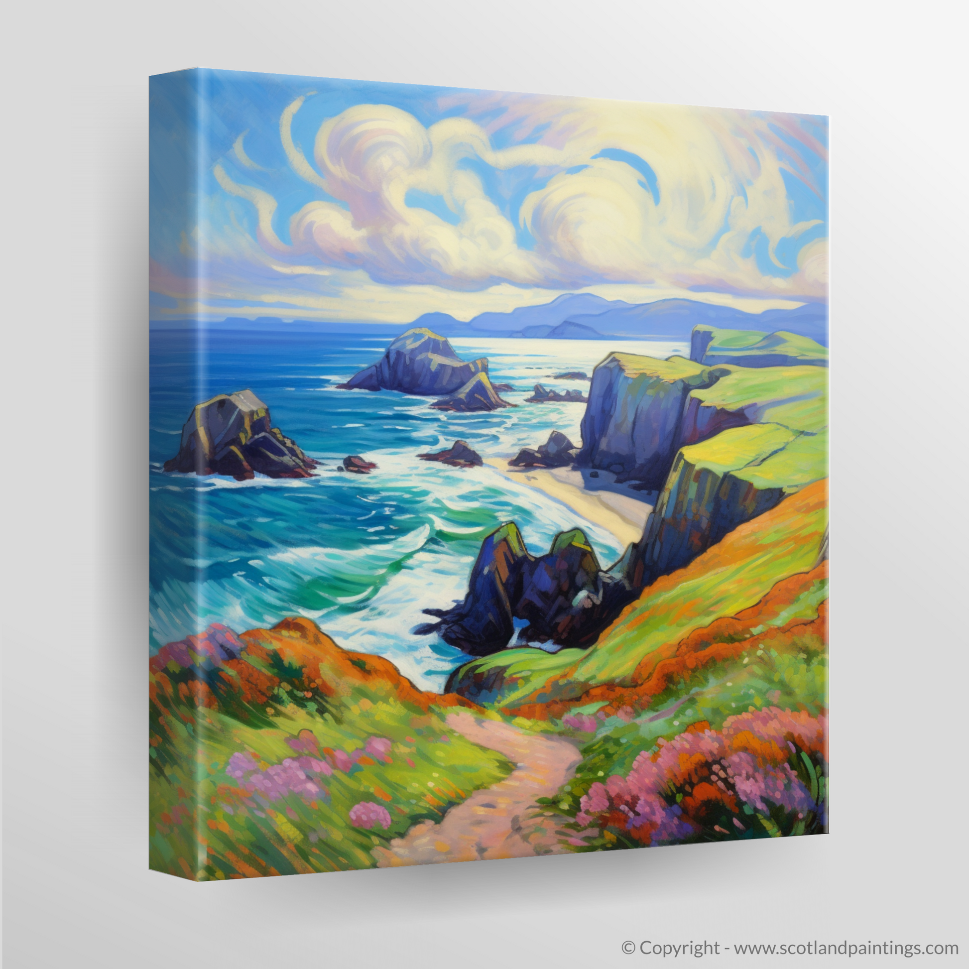 Canvas Print of Isle of Lewis, Outer Hebrides in summer