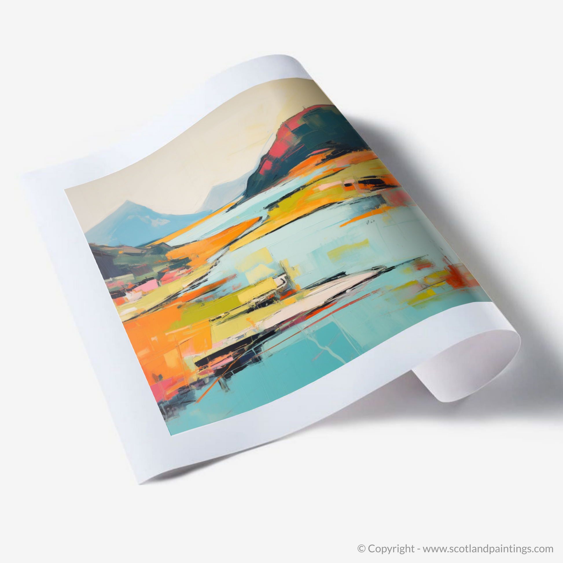 Art Print of Loch Morar, Highlands in summer