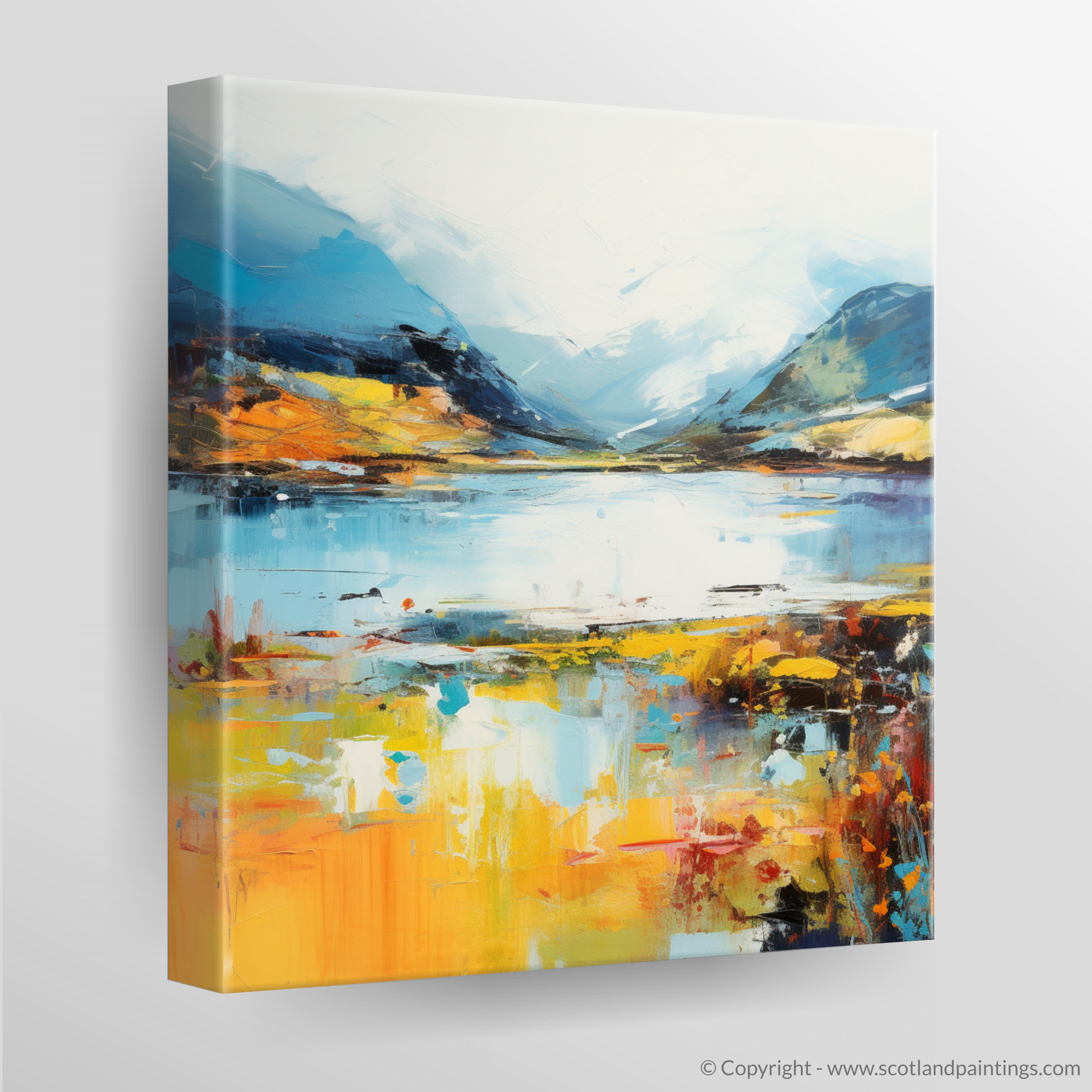 Canvas Print of Loch Glencoul, Sutherland in summer