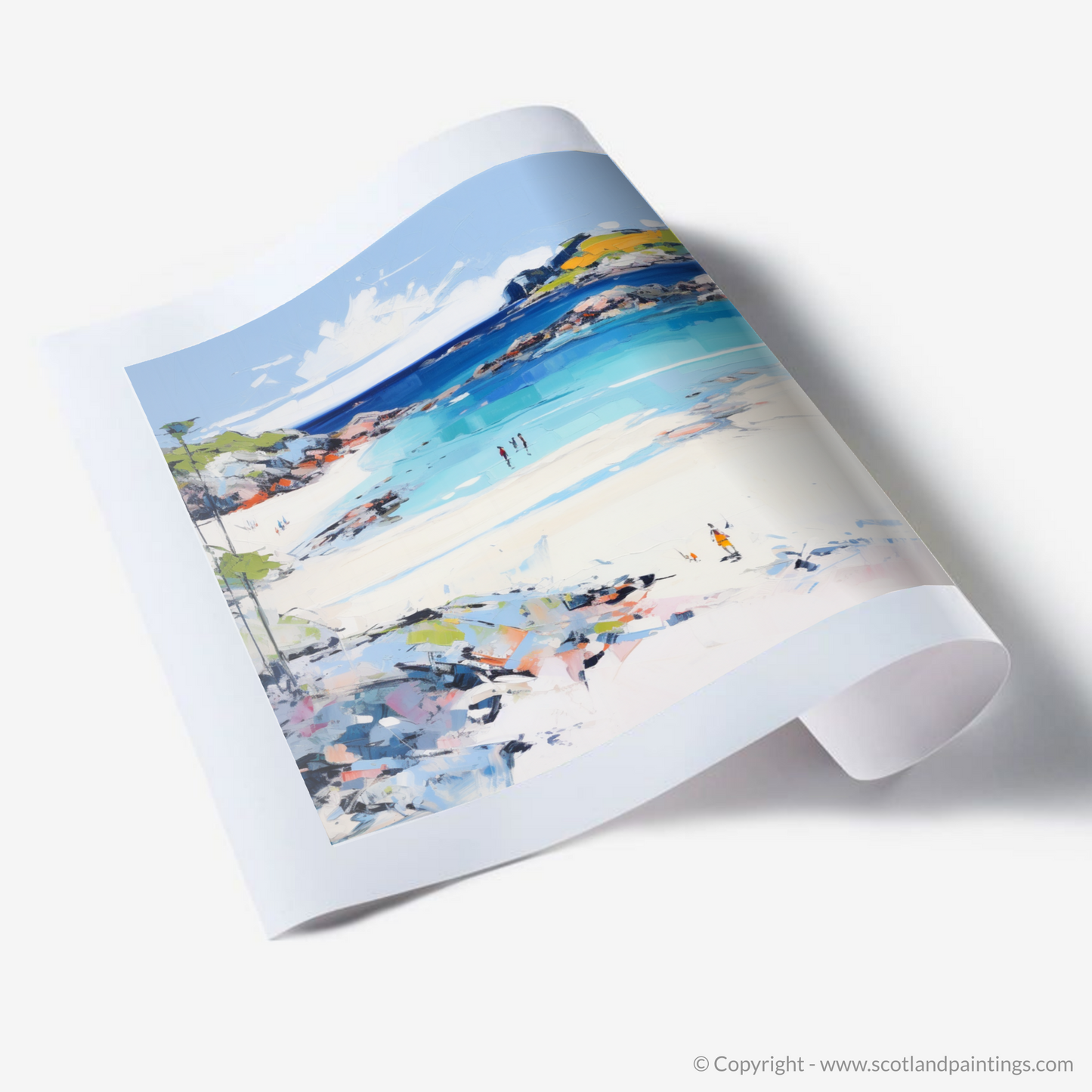Art Print of Arisaig Beach, Arisaig in summer