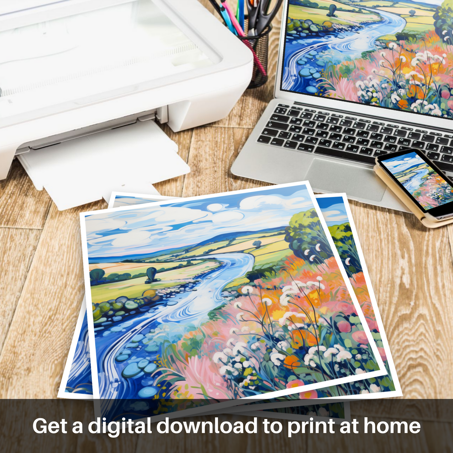 Summer Fervour by the River Nith