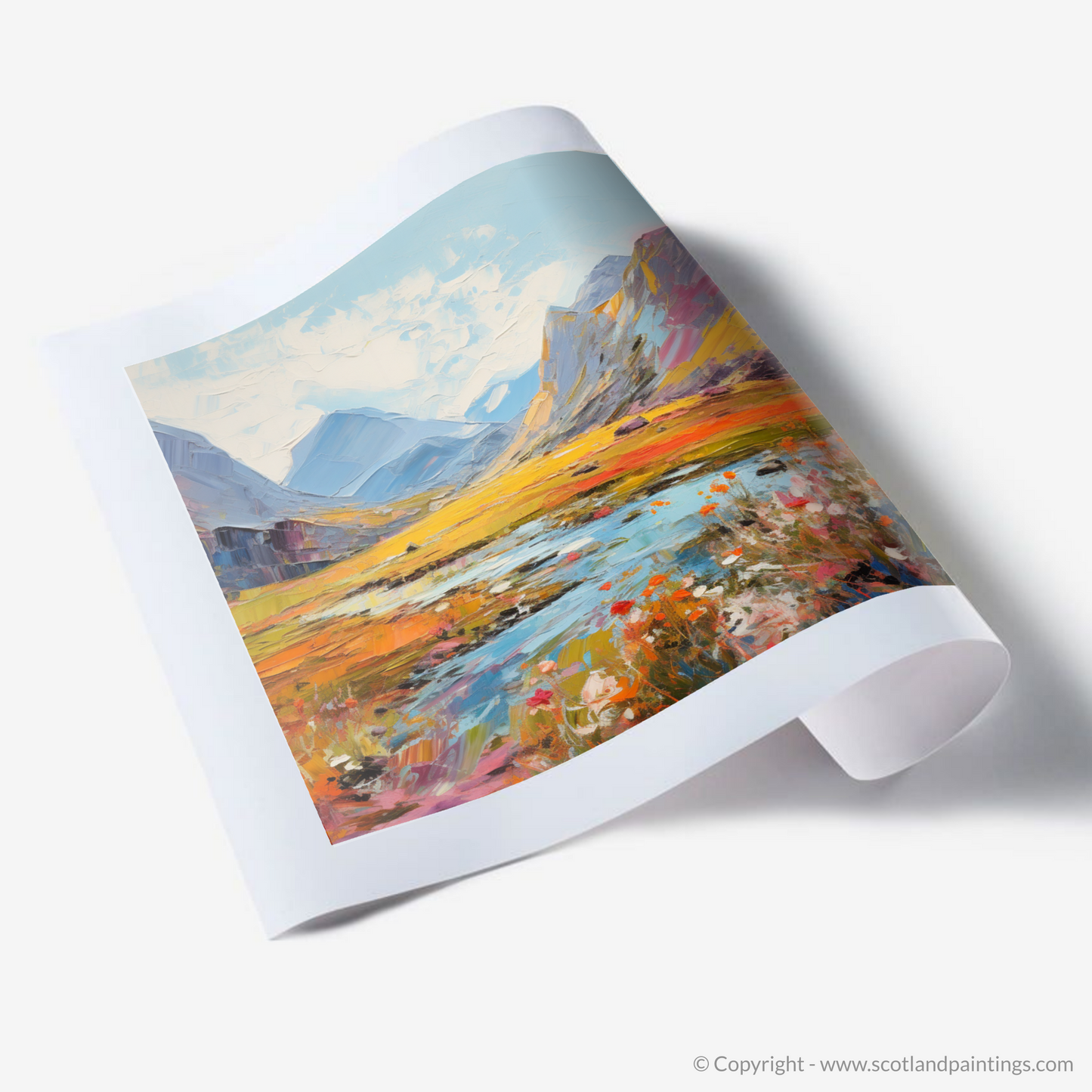 Glen Coe Highland Summer Reverie