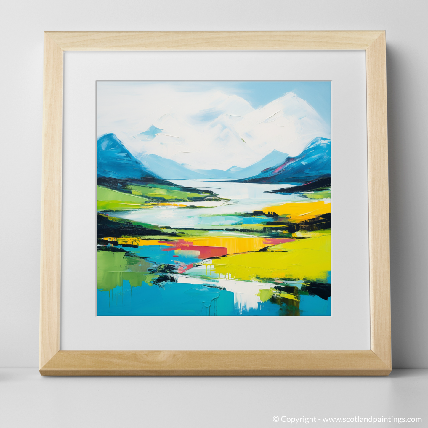 Highland Pulse: An Abstract Ode to Loch Leven's Summer Splendour