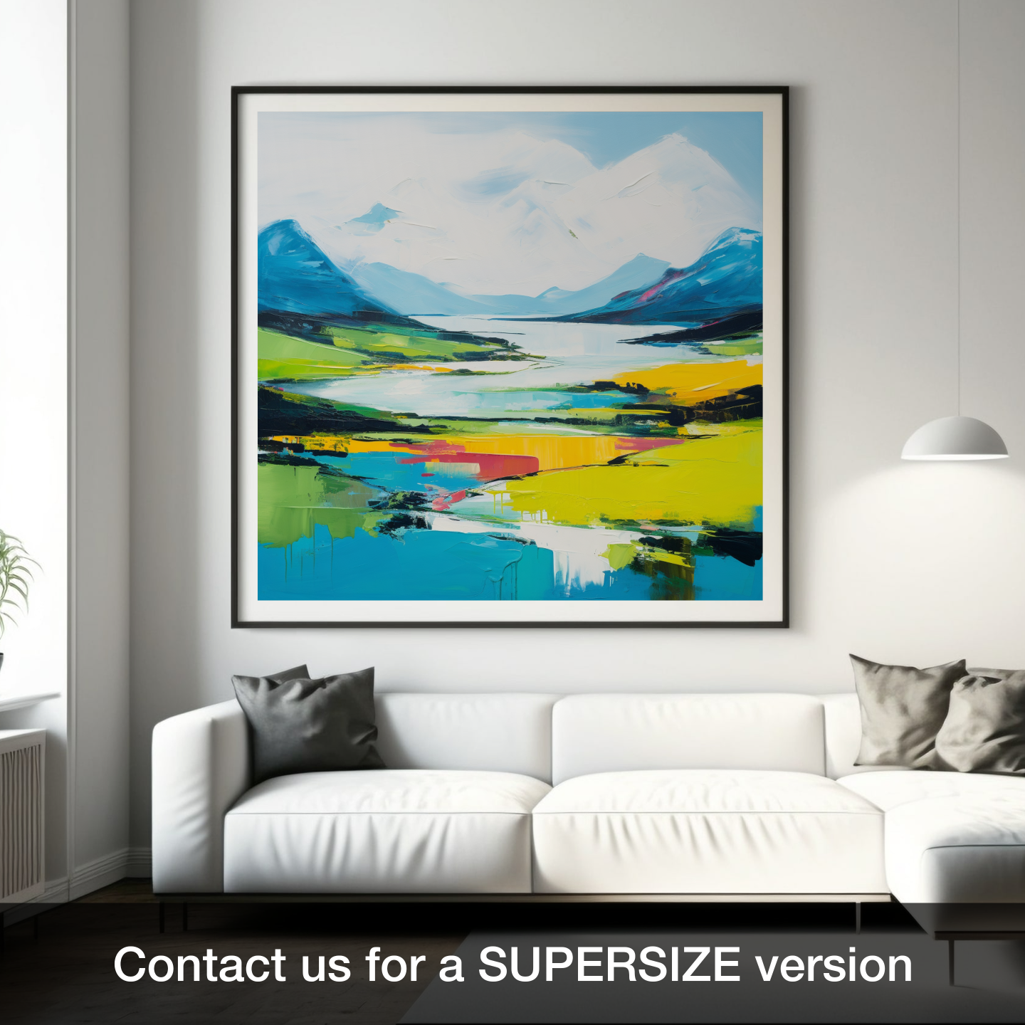 Highland Pulse: An Abstract Ode to Loch Leven's Summer Splendour