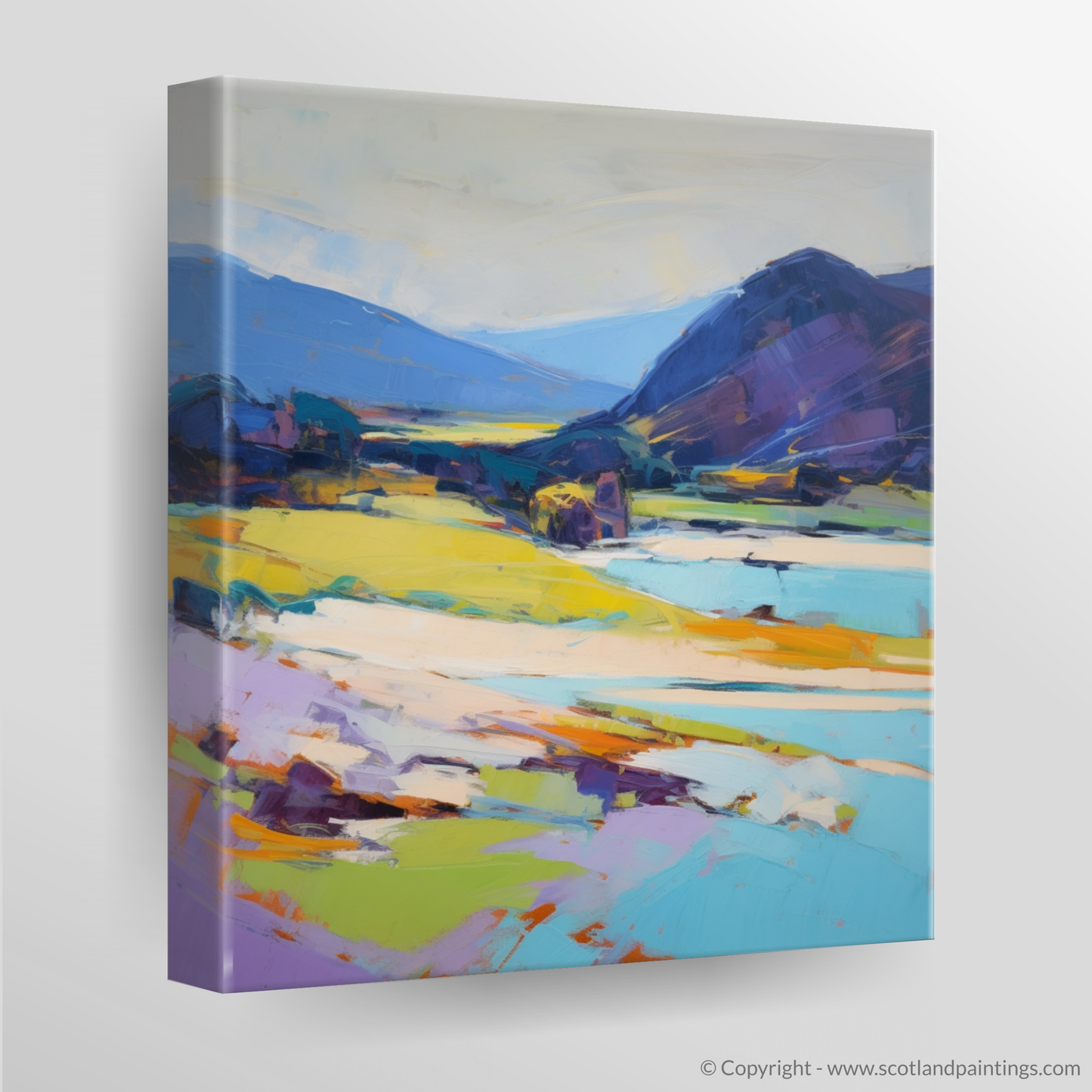 Scarista Beach Essence: An Expressionist Tribute to the Hebrides