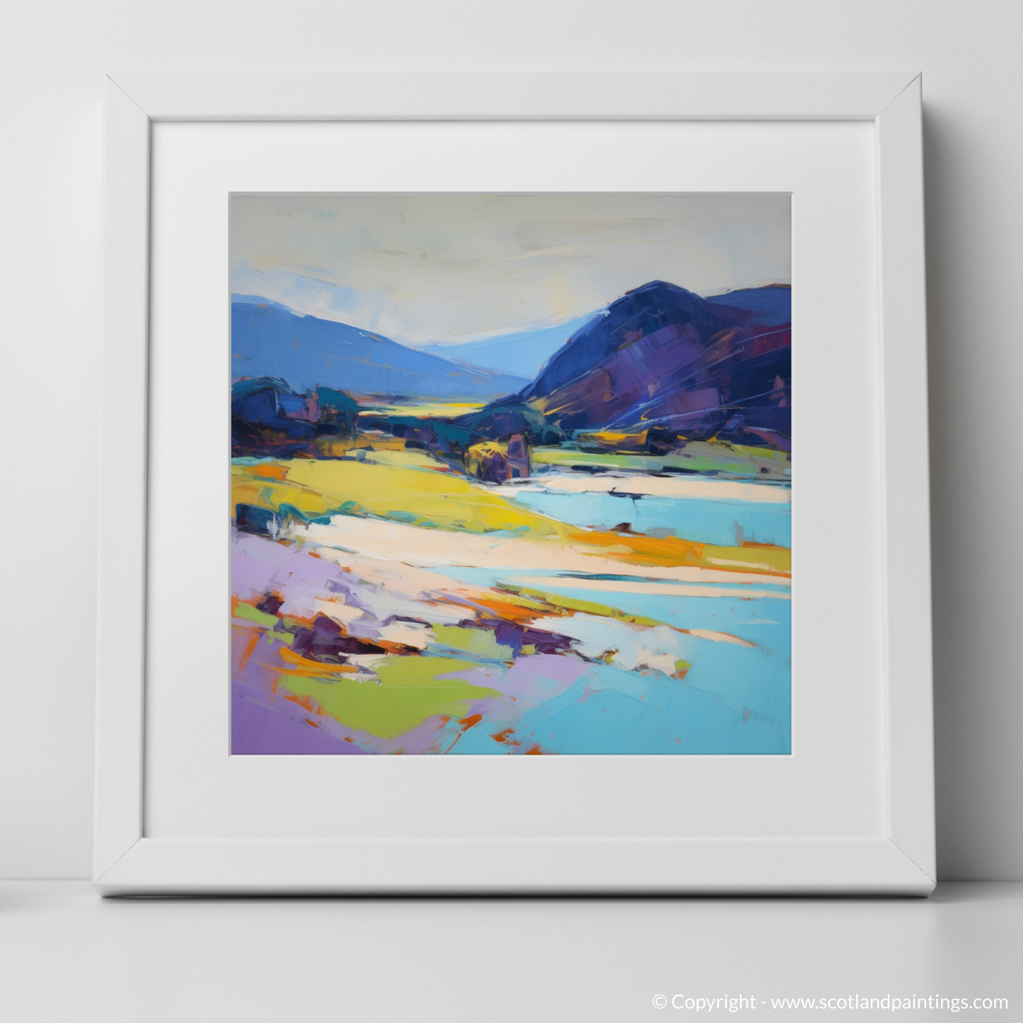 Scarista Beach Essence: An Expressionist Tribute to the Hebrides