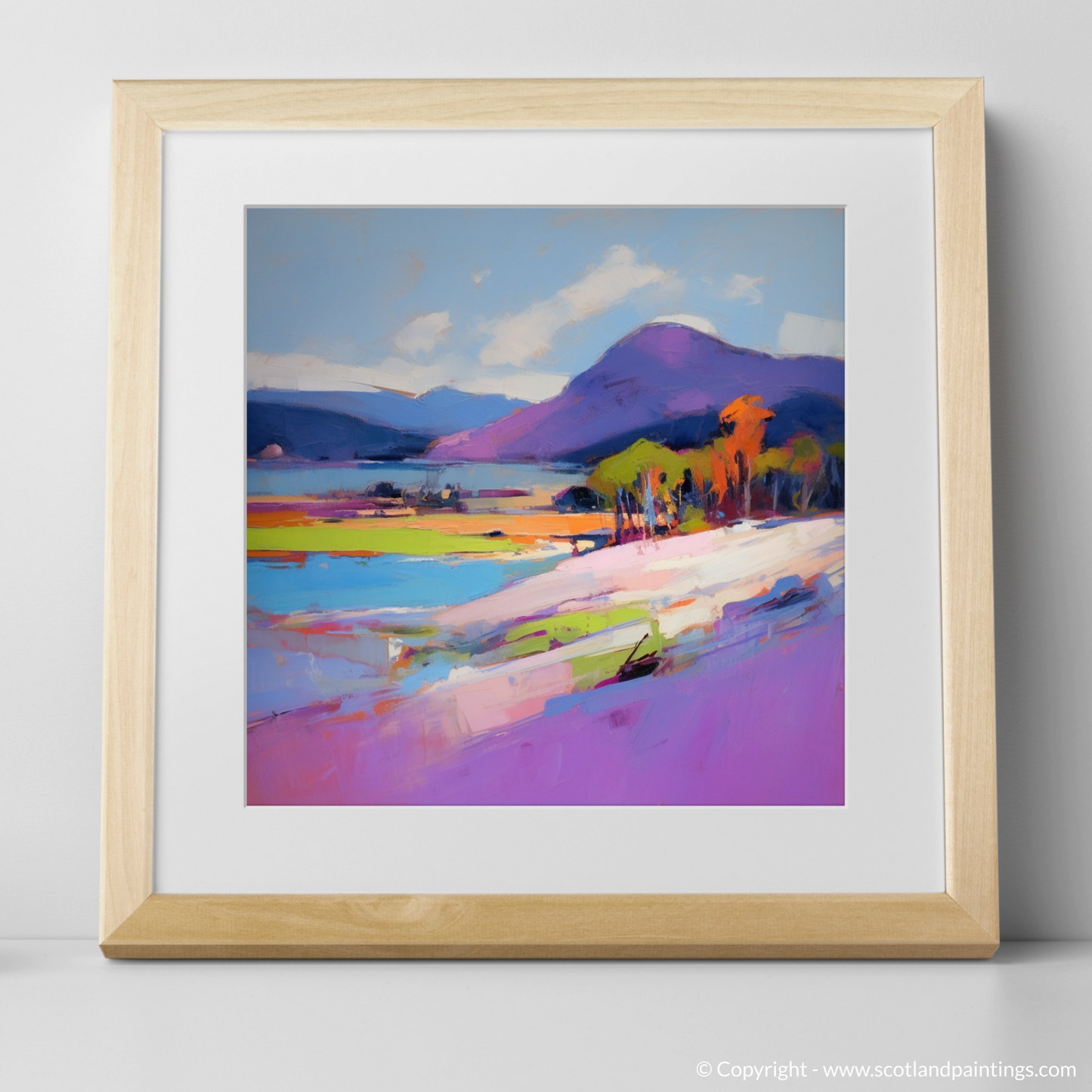 Scottish Coastline Reverie: An Expressionist Ode to Silver Sands of Morar