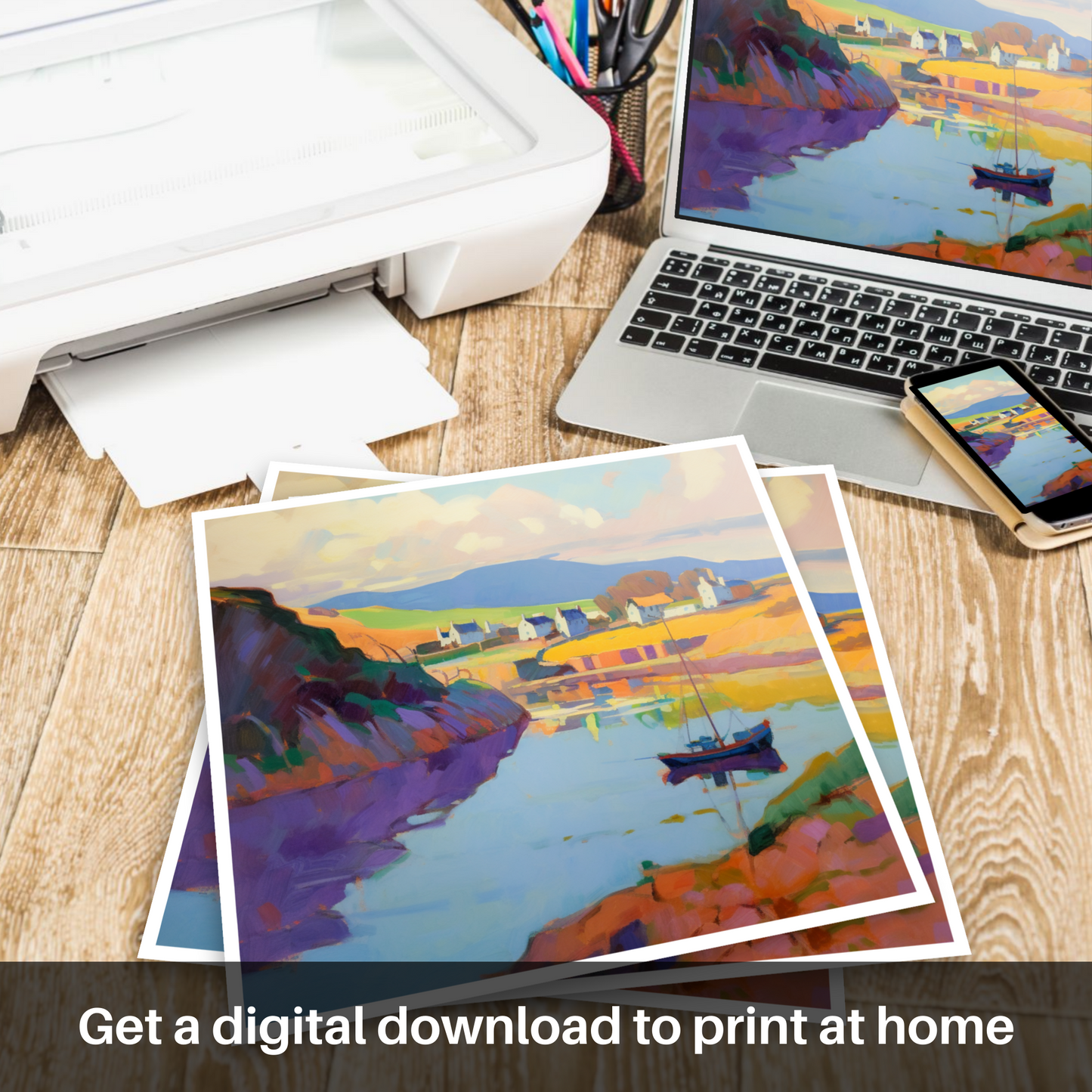 Harbour Serenity: Portpatrick Impression