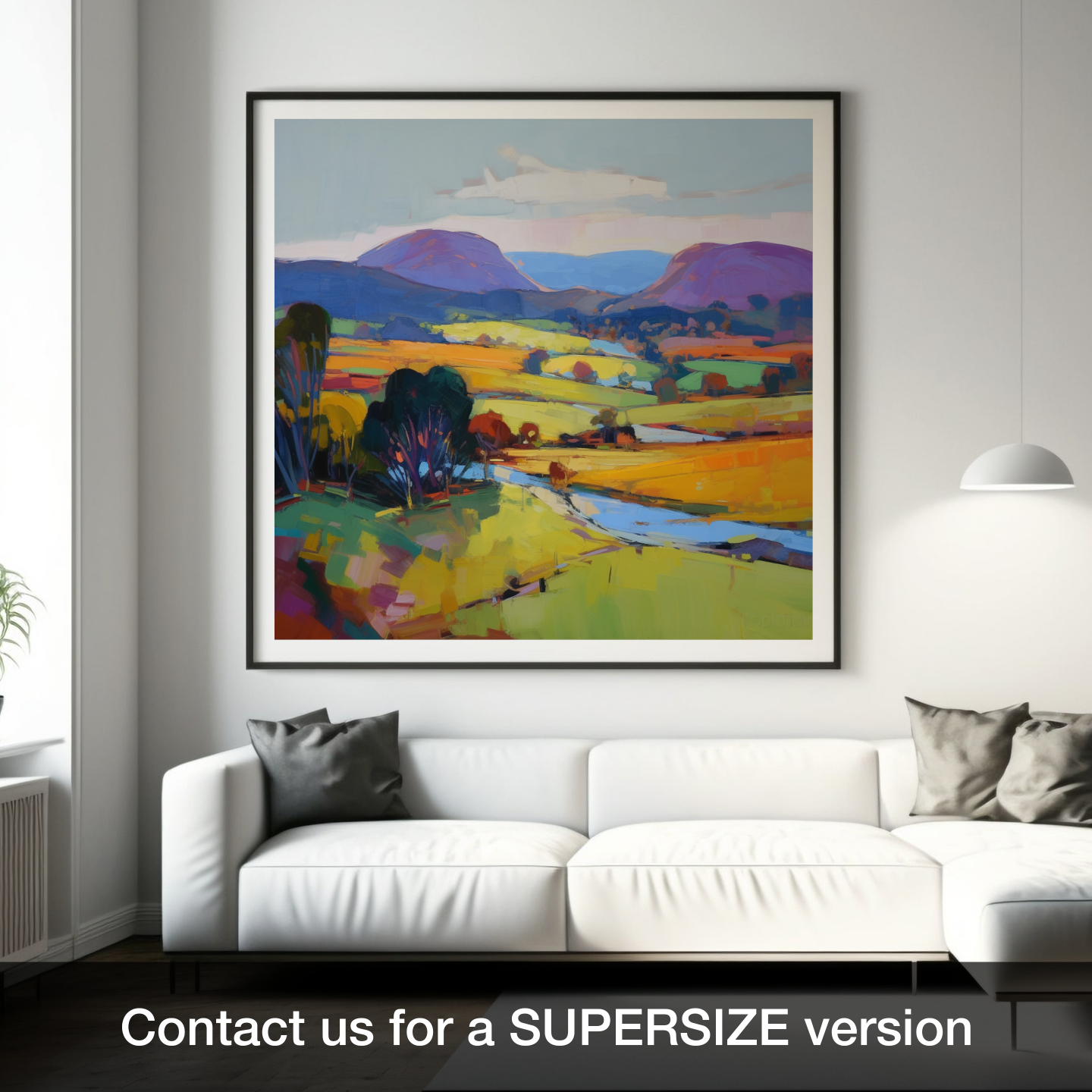 Vibrant Glendevon: An Expressionist Journey Through Scotland's Wild Heart