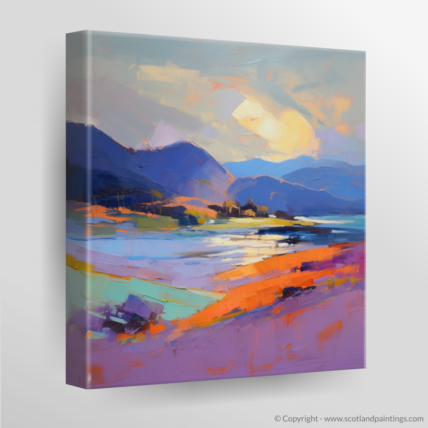 Durness Beach Sunset: An Expressionist Ode to Scottish Shores