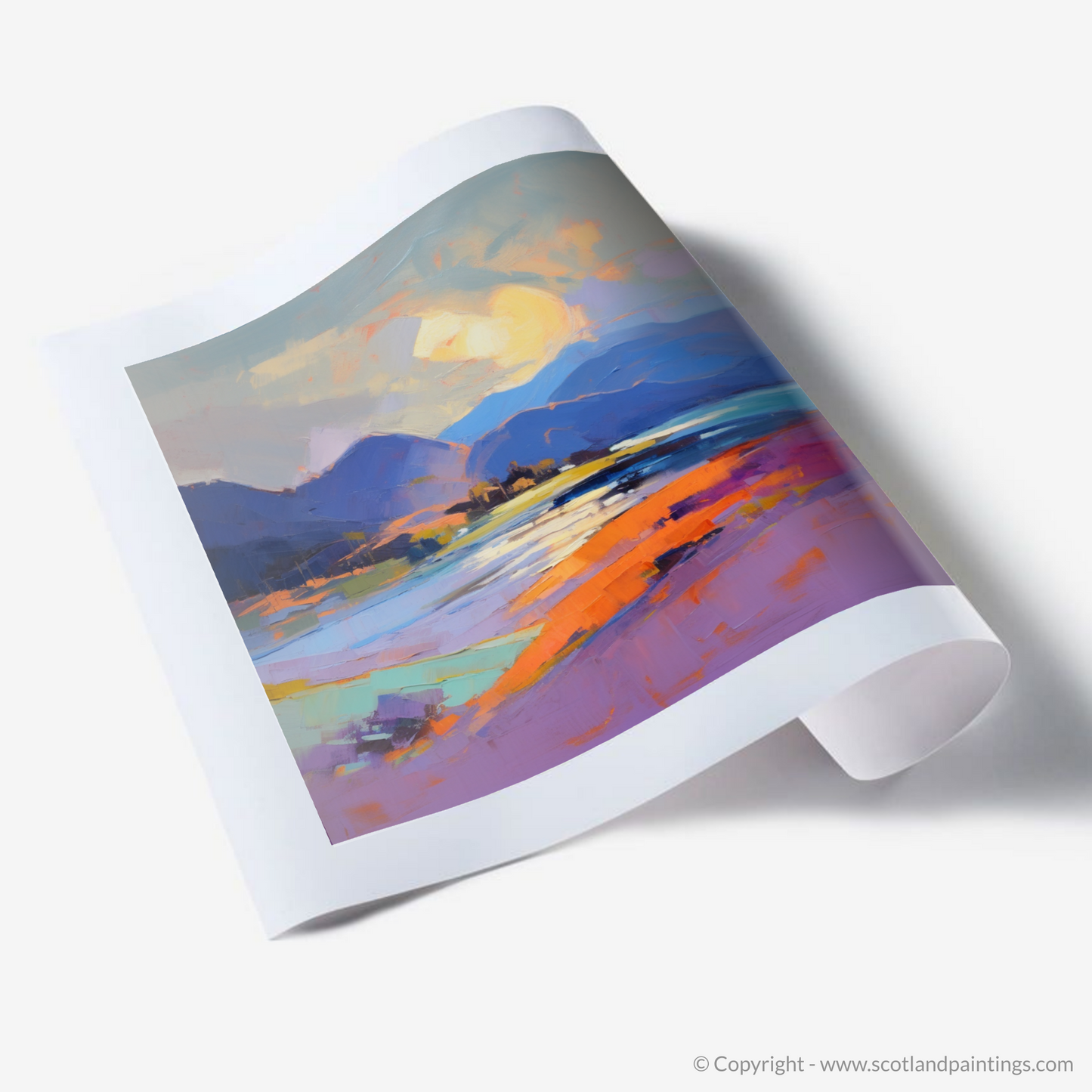 Durness Beach Sunset: An Expressionist Ode to Scottish Shores