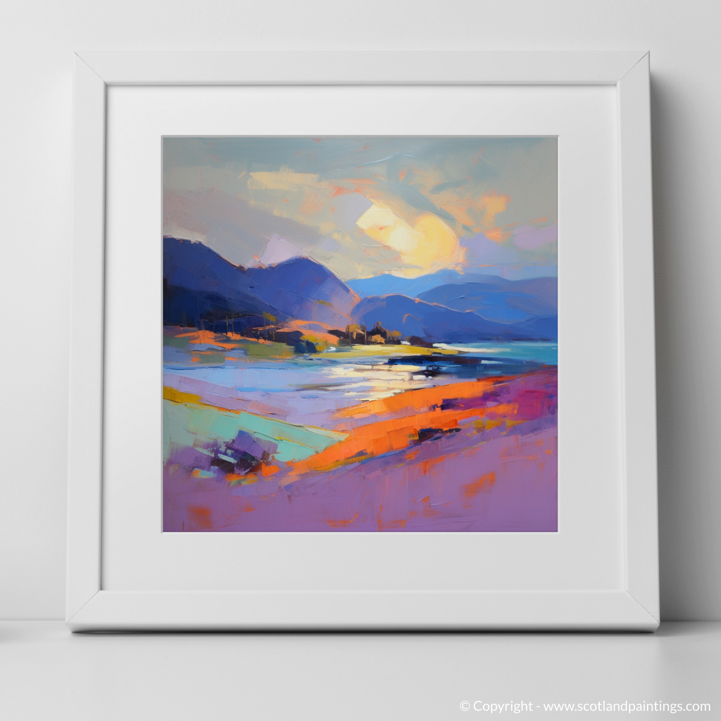 Durness Beach Sunset: An Expressionist Ode to Scottish Shores